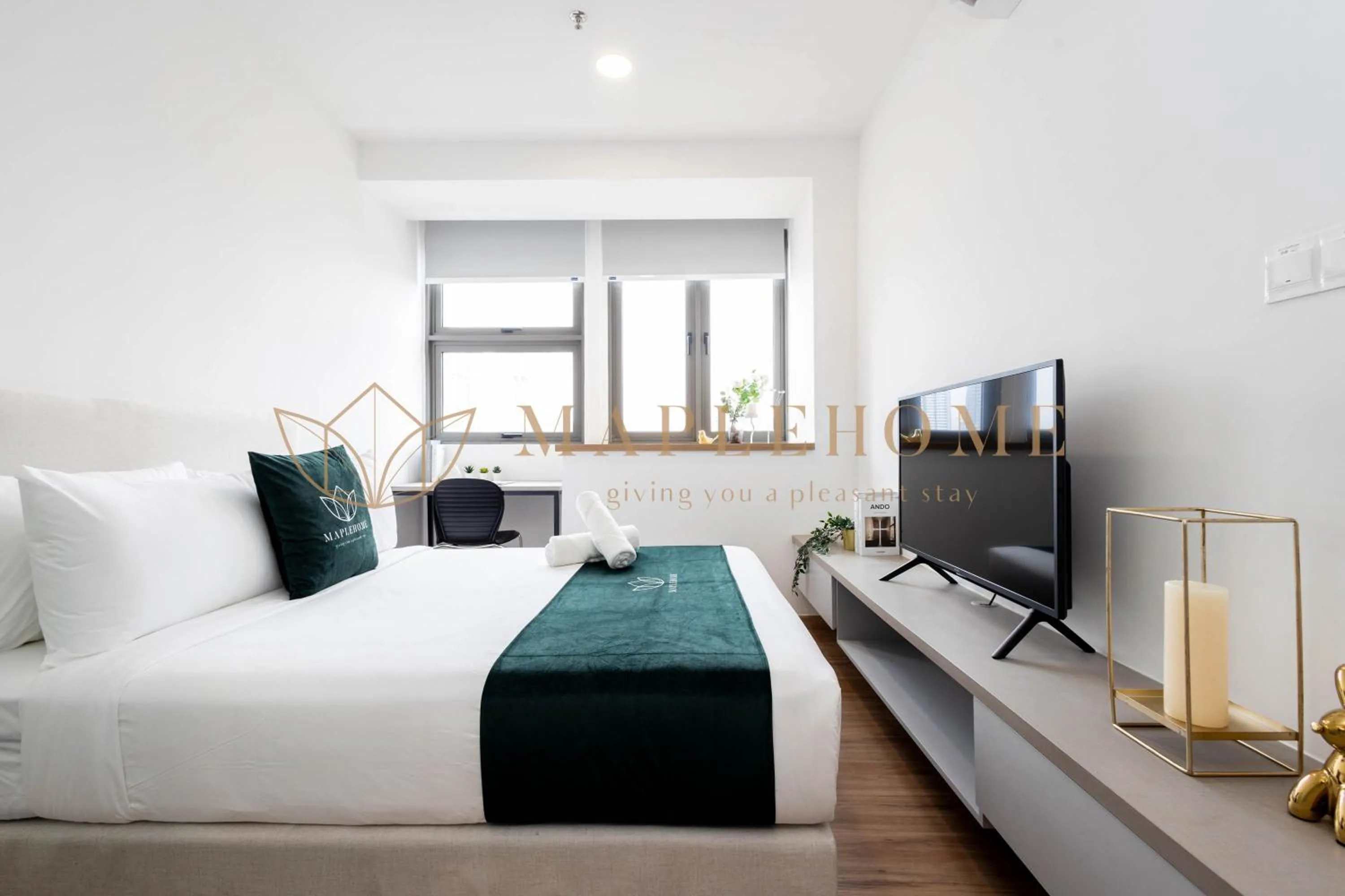 Bed in Riveria Premier Suites Kuala Lumpur