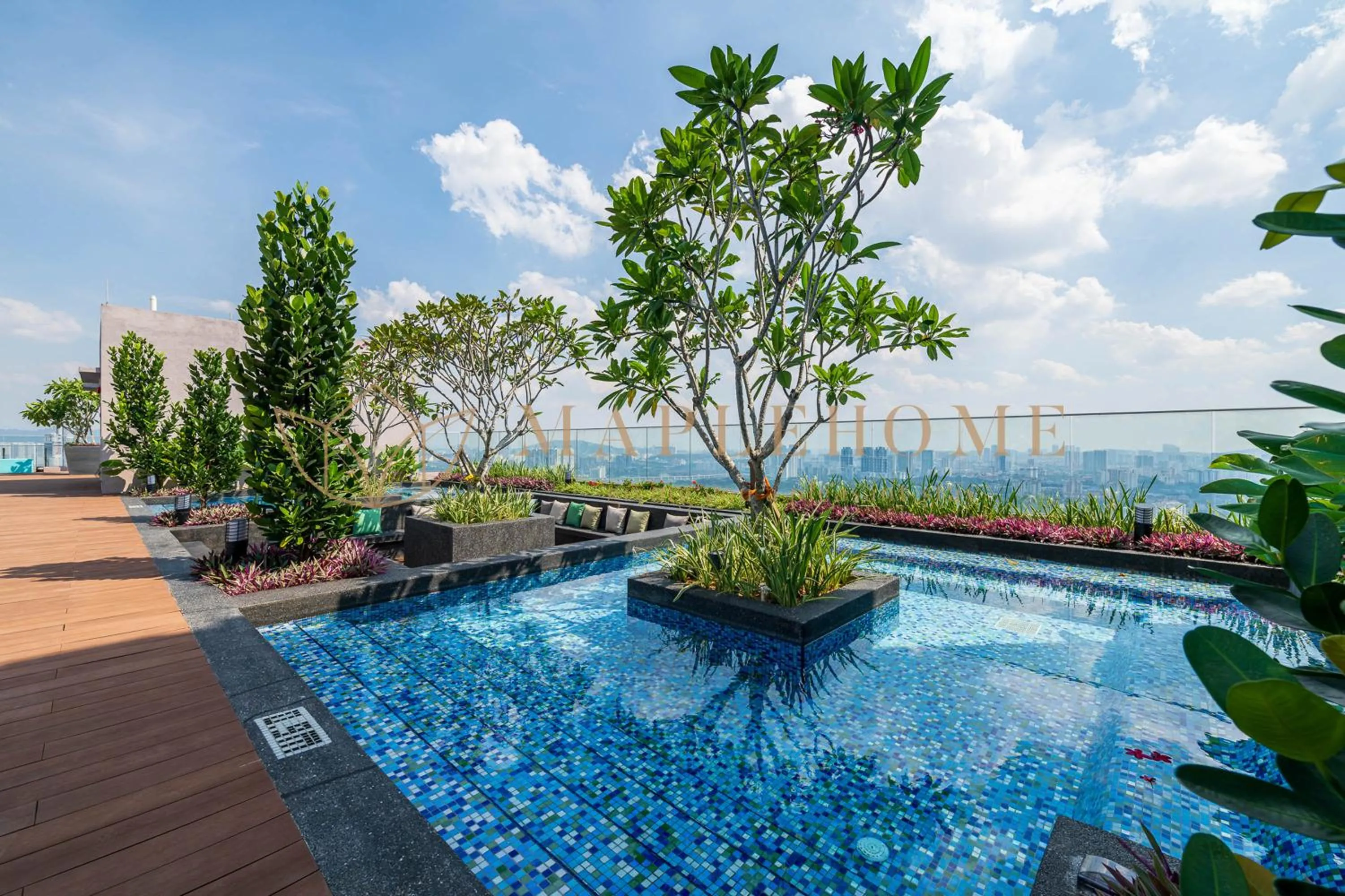 Swimming pool in Riveria Premier Suites Kuala Lumpur