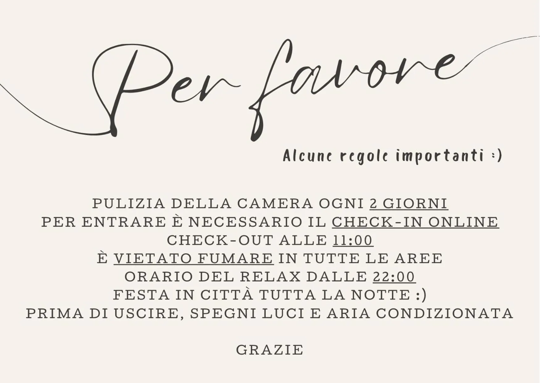 Text overlay in 051 Room & Breakfast