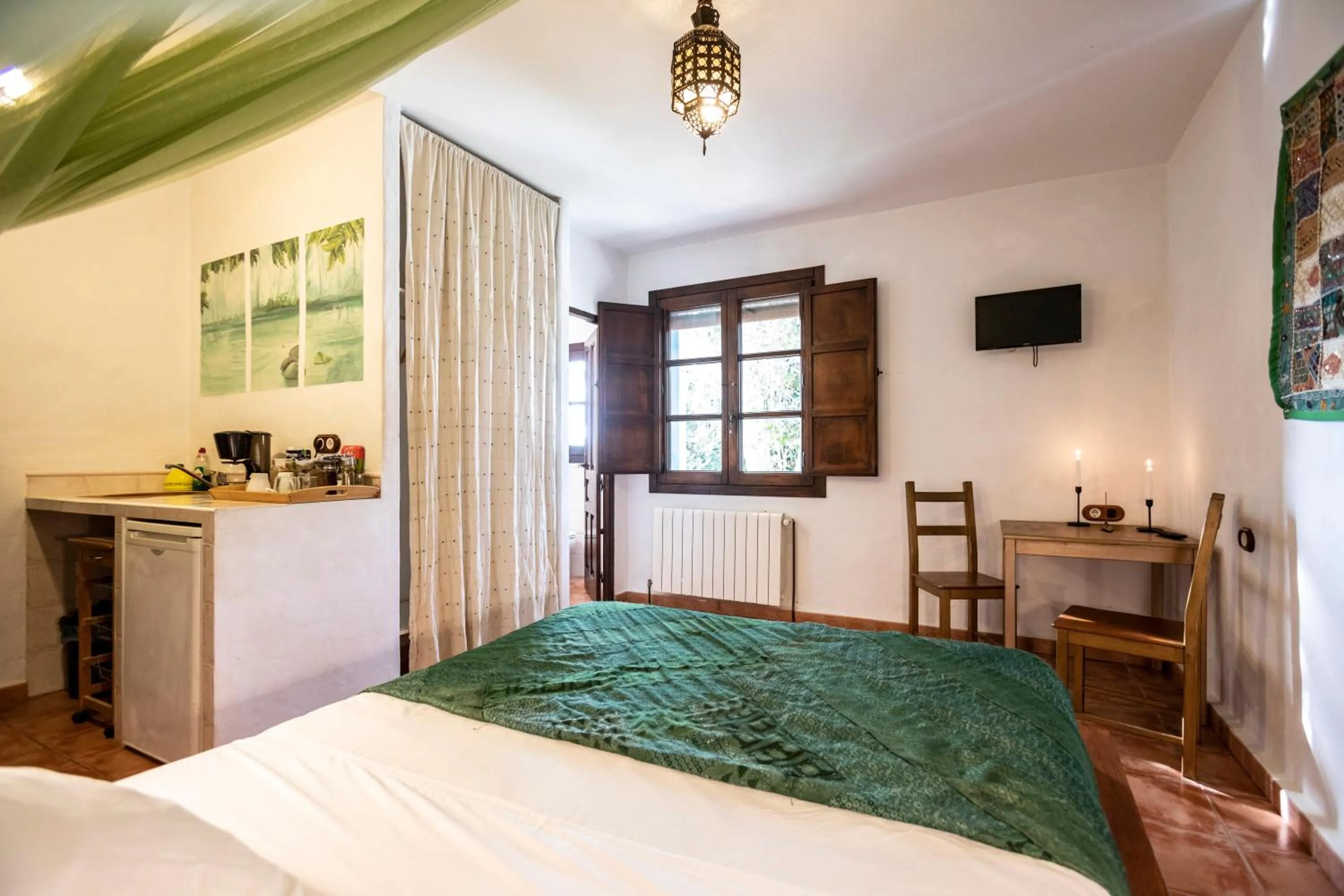 Kitchen or kitchenette, Bed in Paraiso Perdido