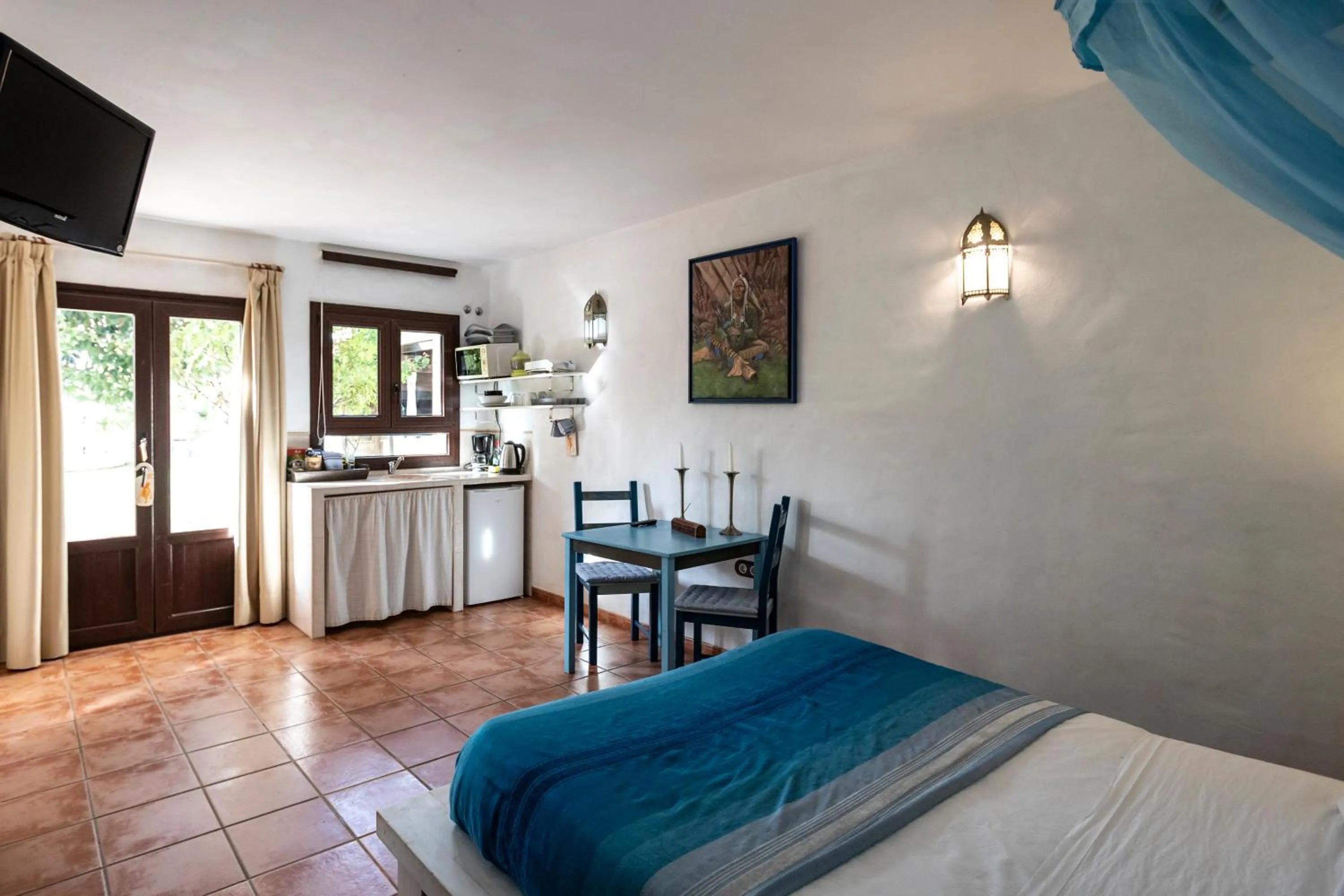 Kitchen or kitchenette, Bed in Paraiso Perdido