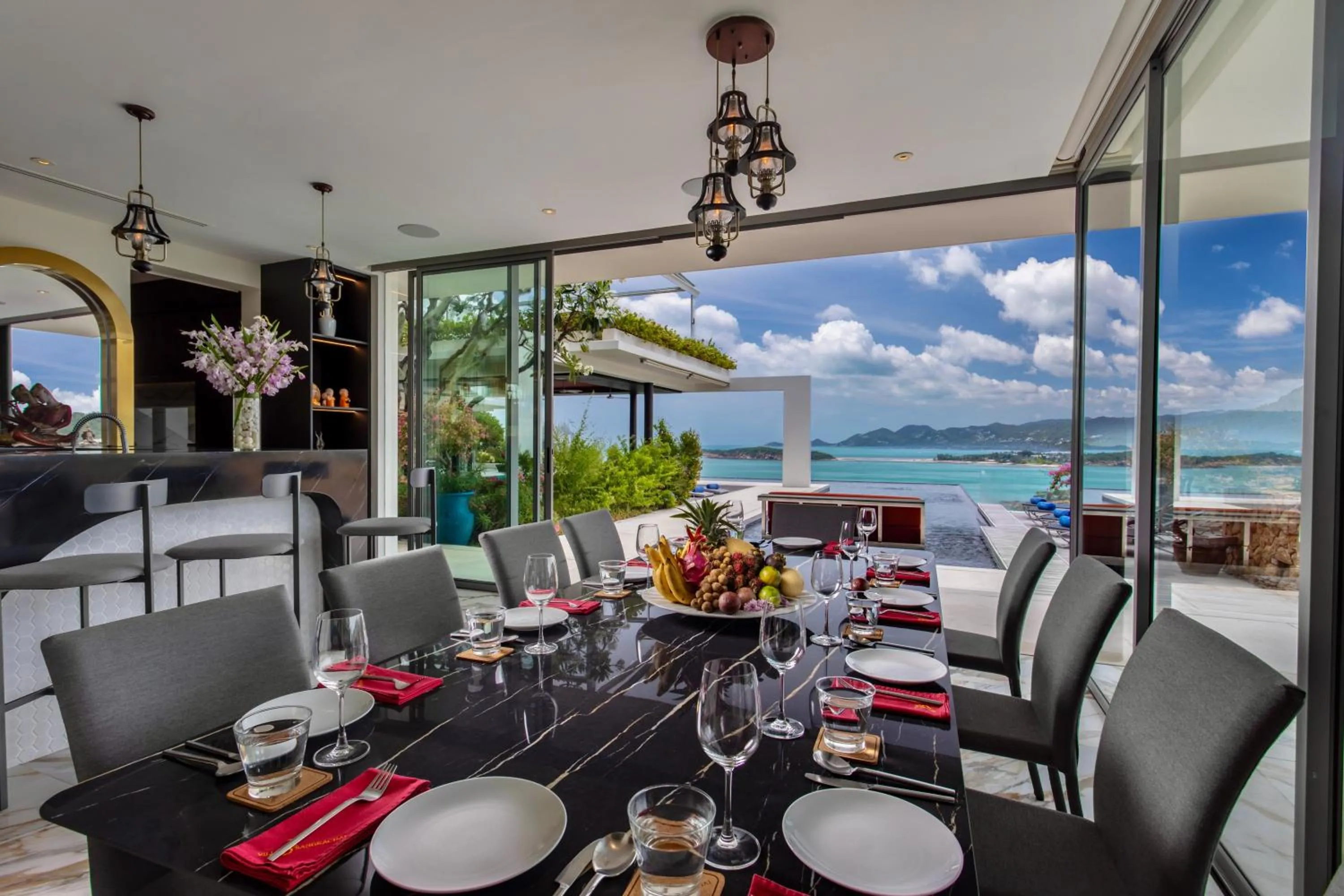 Dining area in Villa Sangkachai