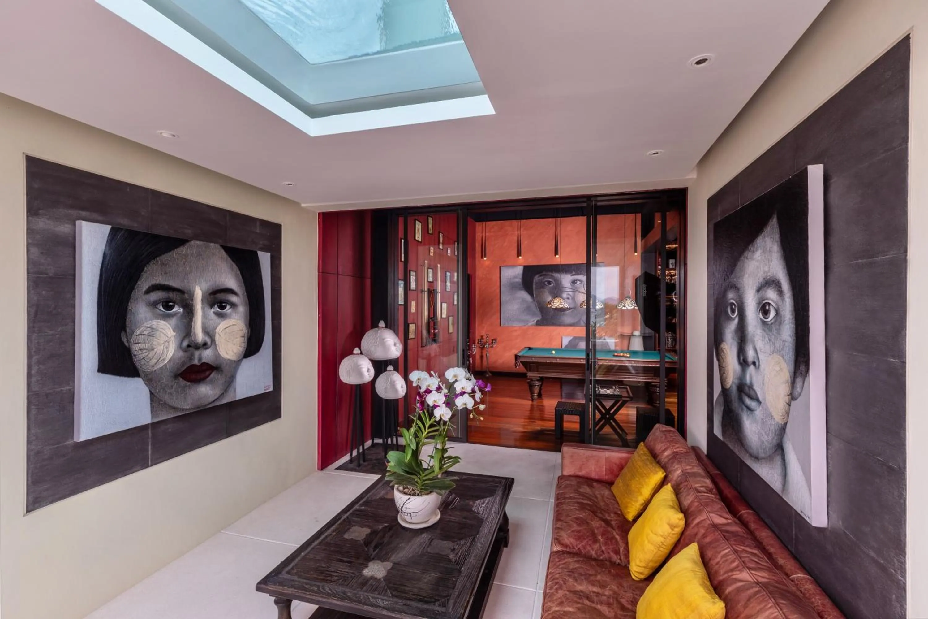 Living room in Villa Sangkachai