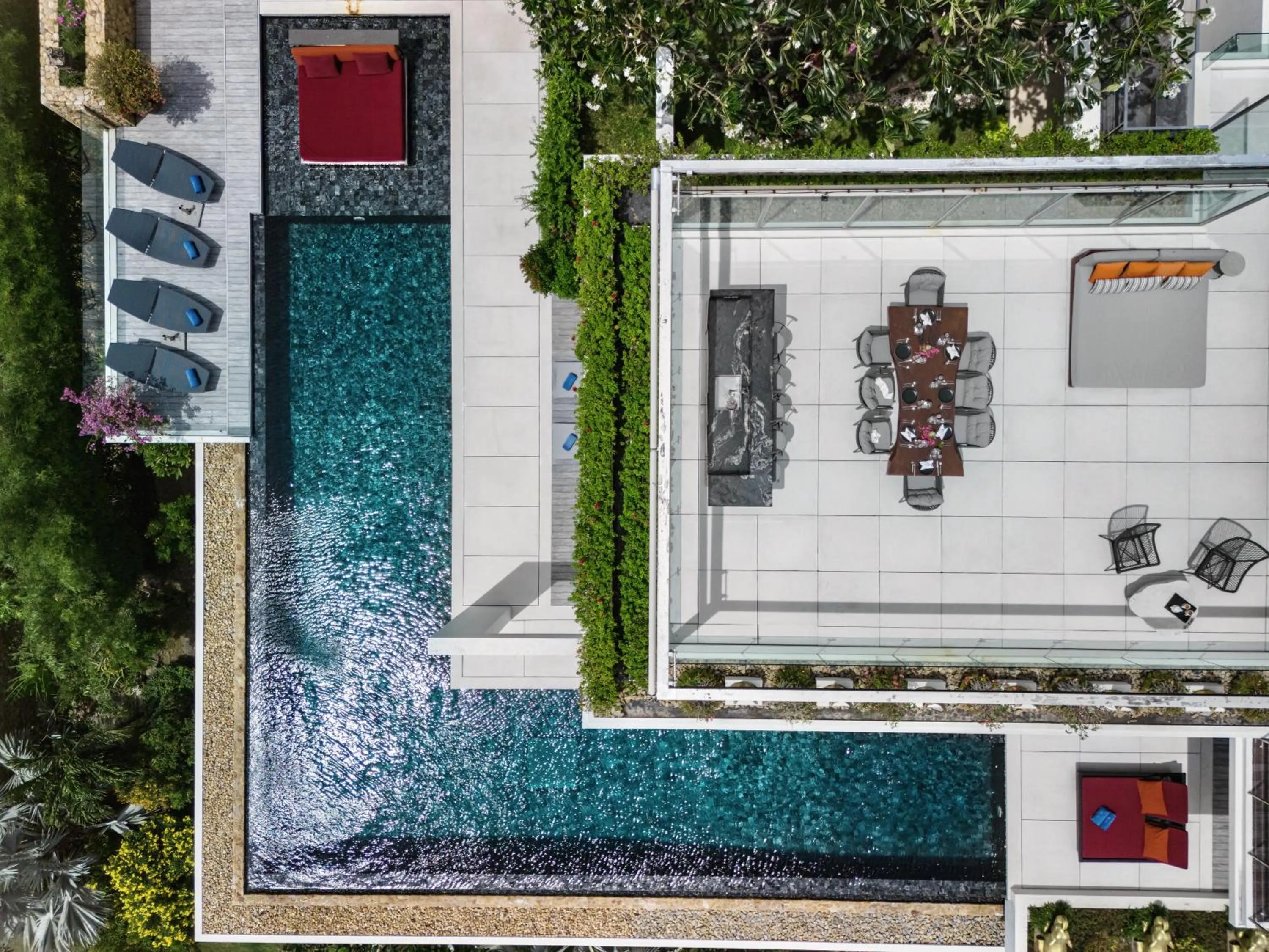 Bird's eye view in Villa Sangkachai