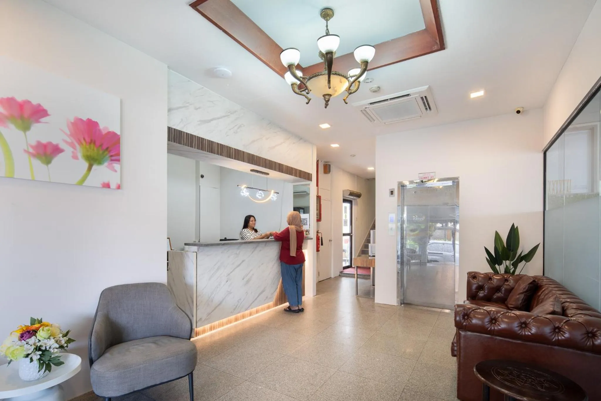 Lobby or reception in The Quay Hotel Little India at Broadway