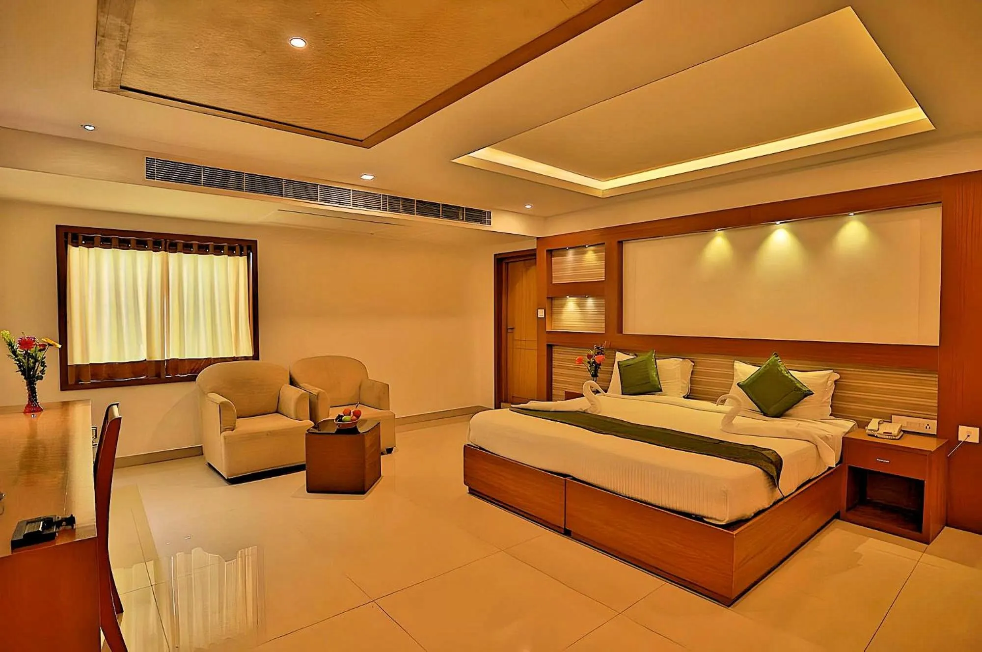 Bed in Seaflare Beach Resort & Spa