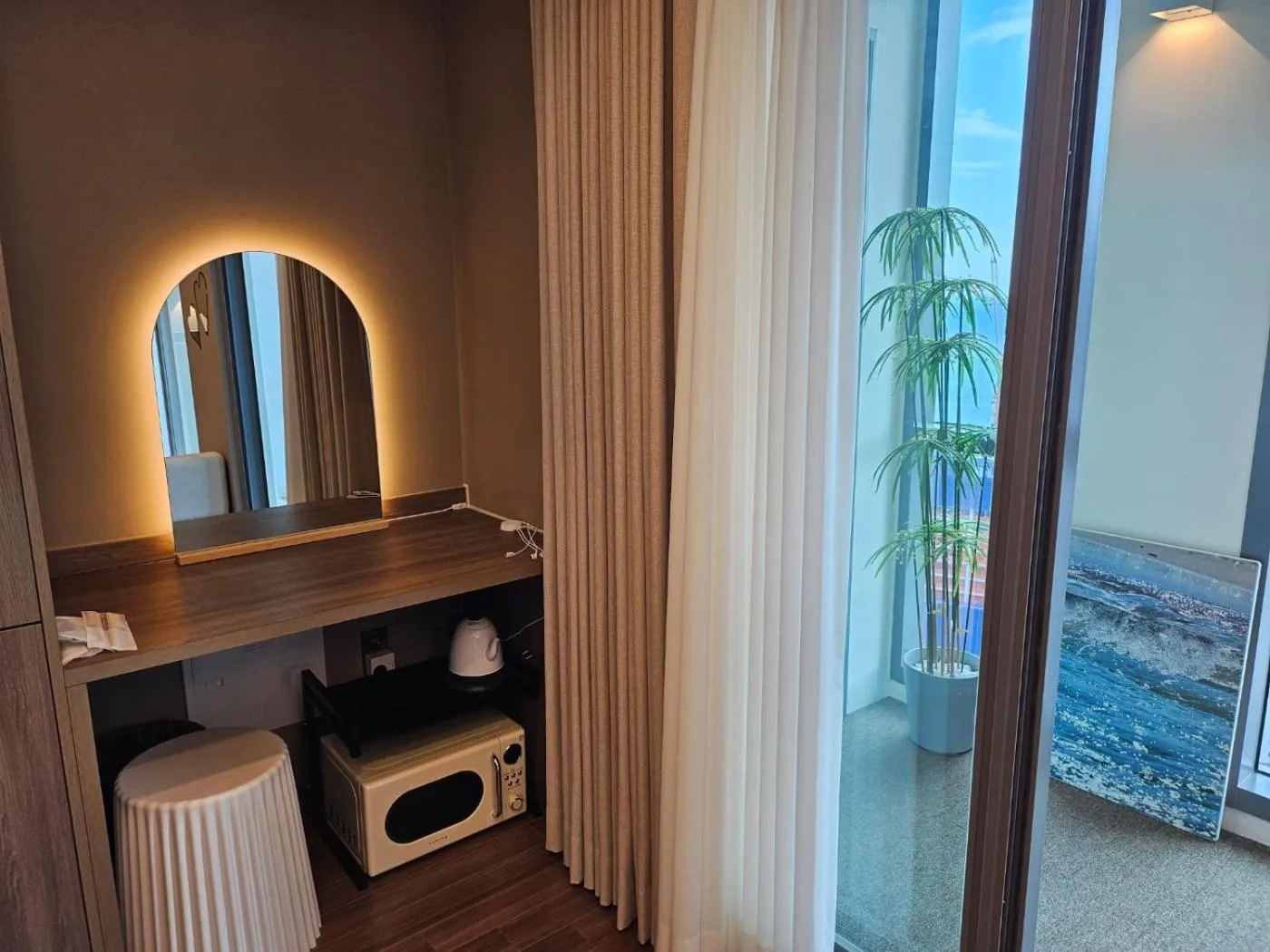 Living room in Haeundae Lamer Stay