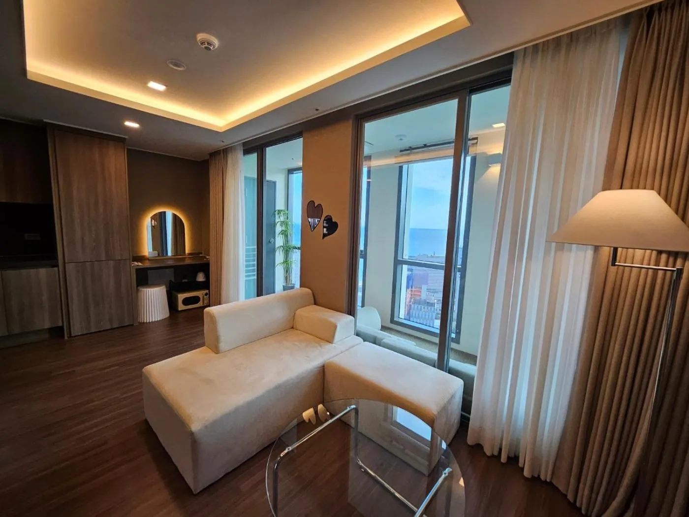 Living room in Haeundae Lamer Stay