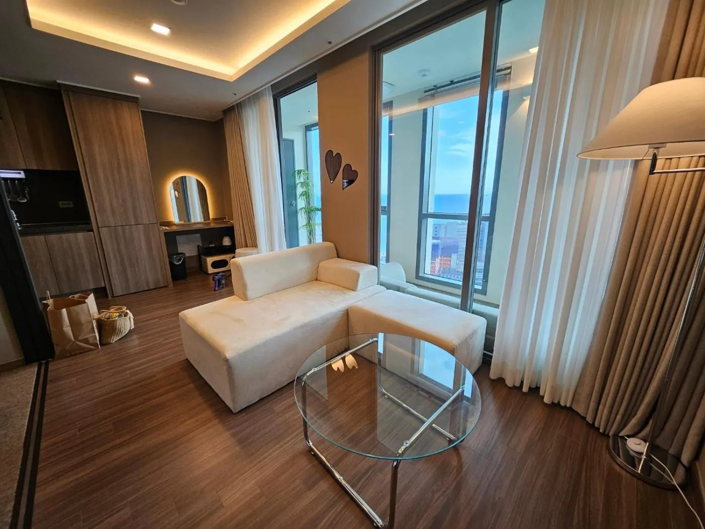 Living room in Haeundae Lamer Stay