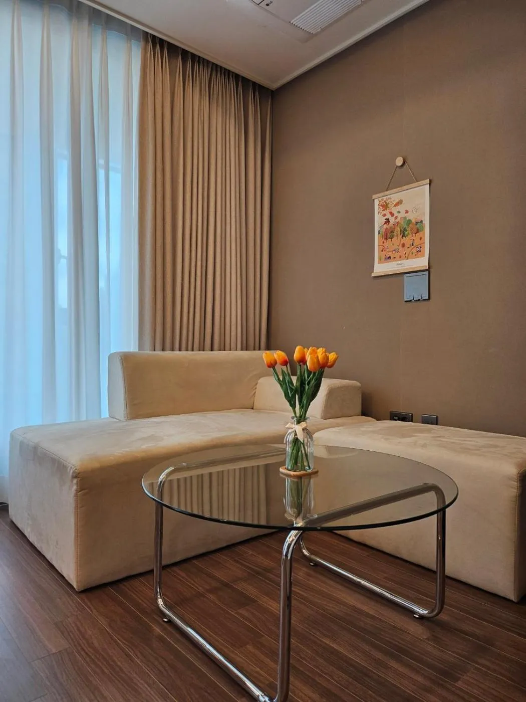 Living room in Haeundae Lamer Stay