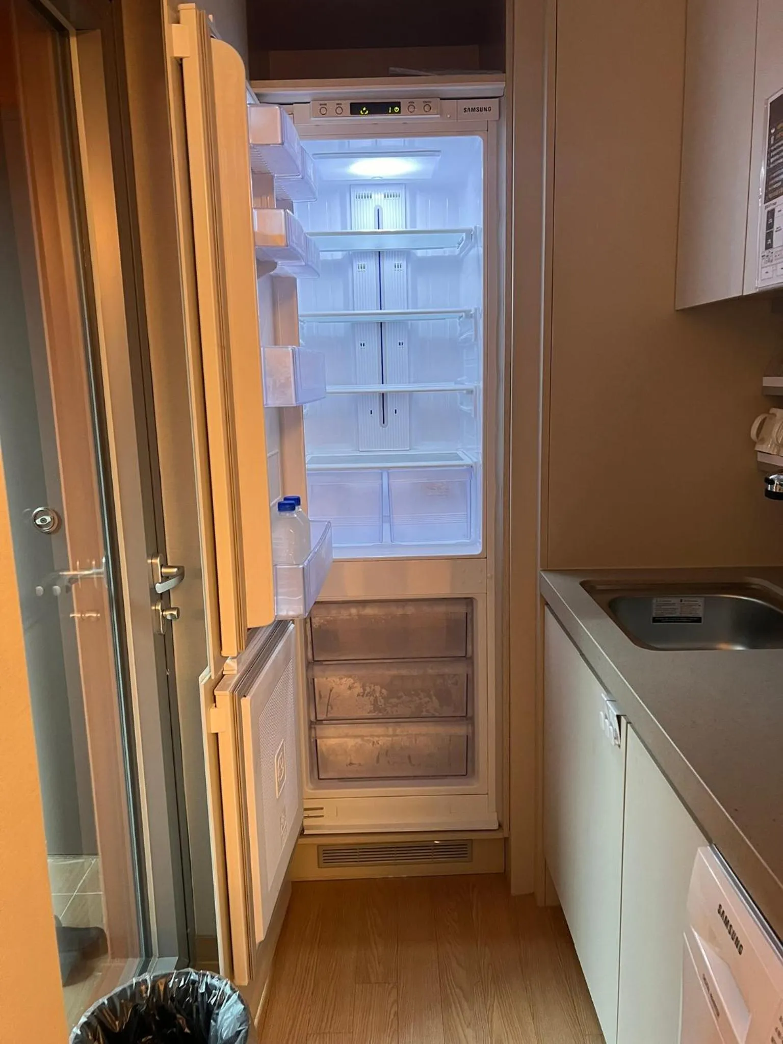 Kitchen or kitchenette in Haeundae Lamer Stay