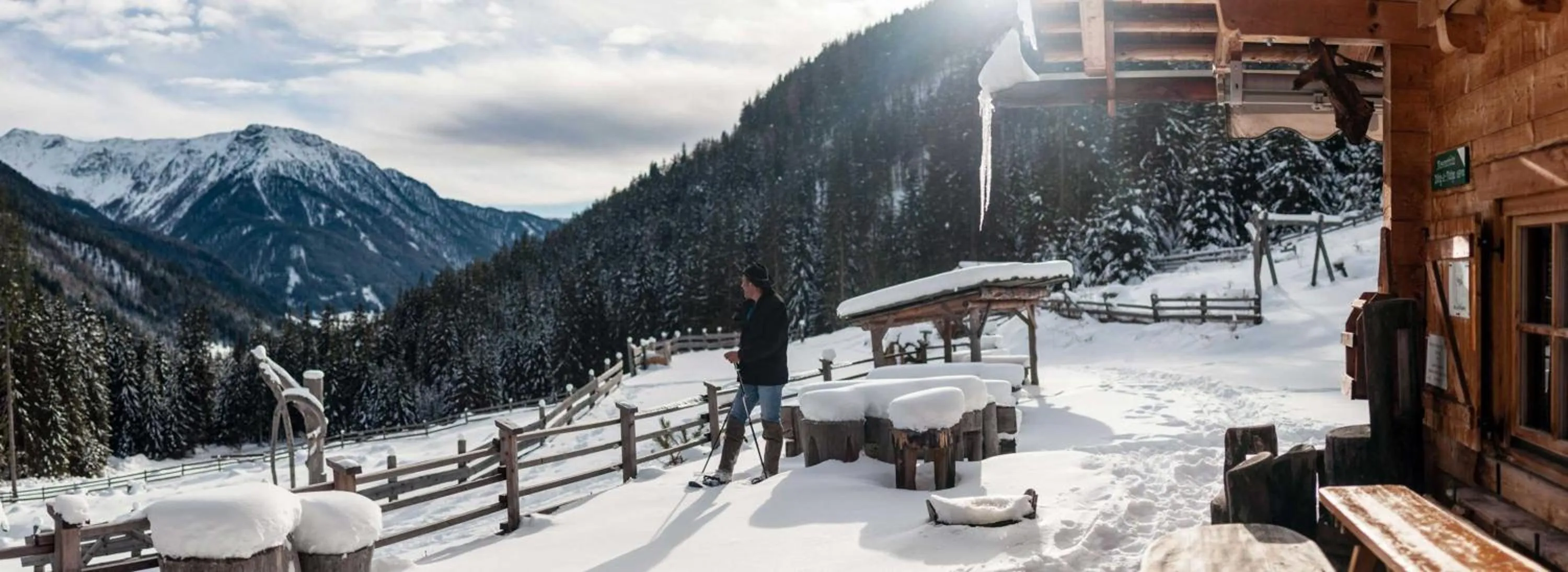 Day in La Casies Mountain Hotel