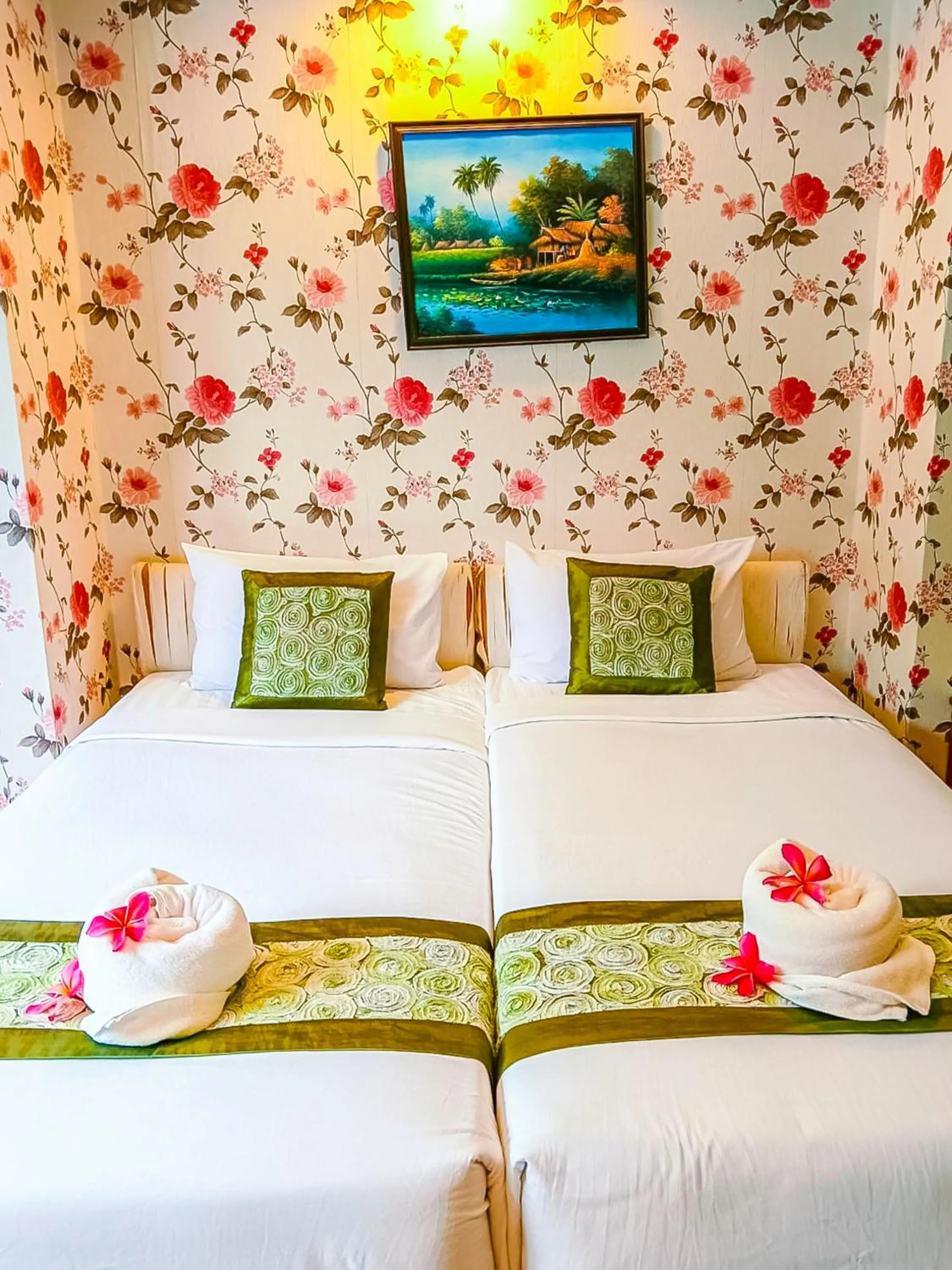 Bed in Saitharn Iyara Resort