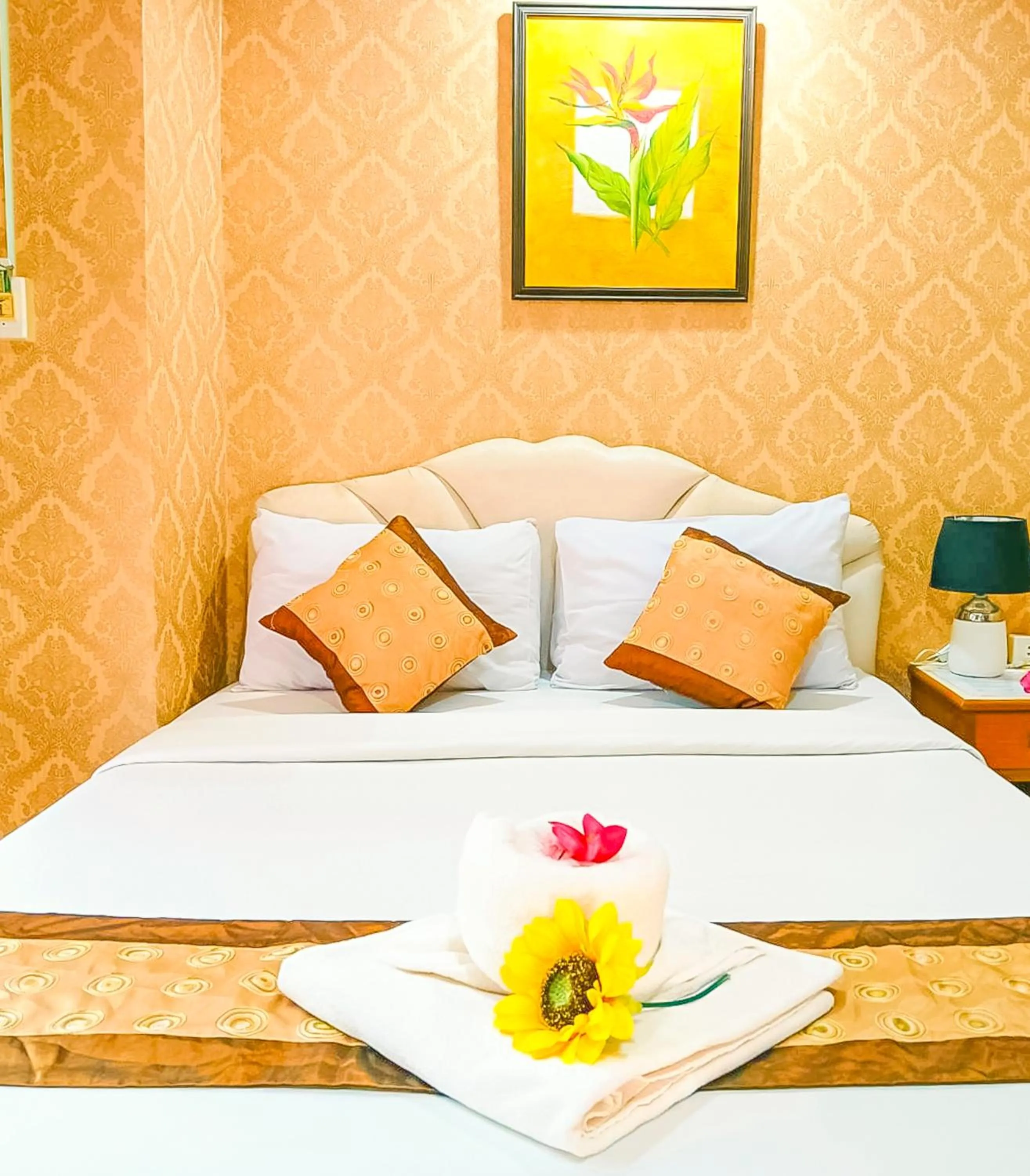 Bed in Saitharn Iyara Resort