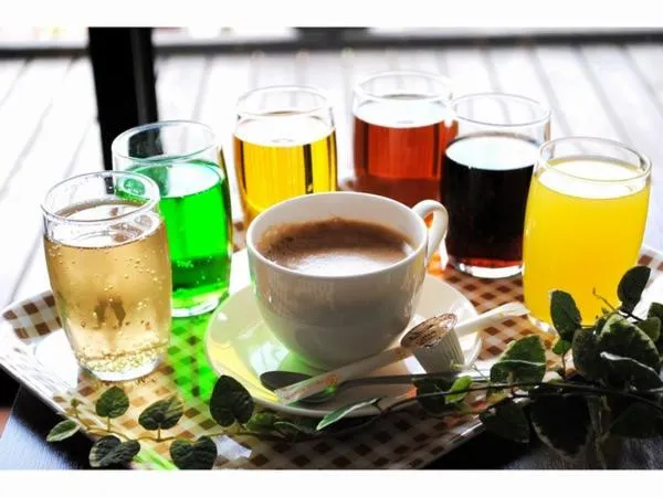 Drinks in Ryokan Yufusan