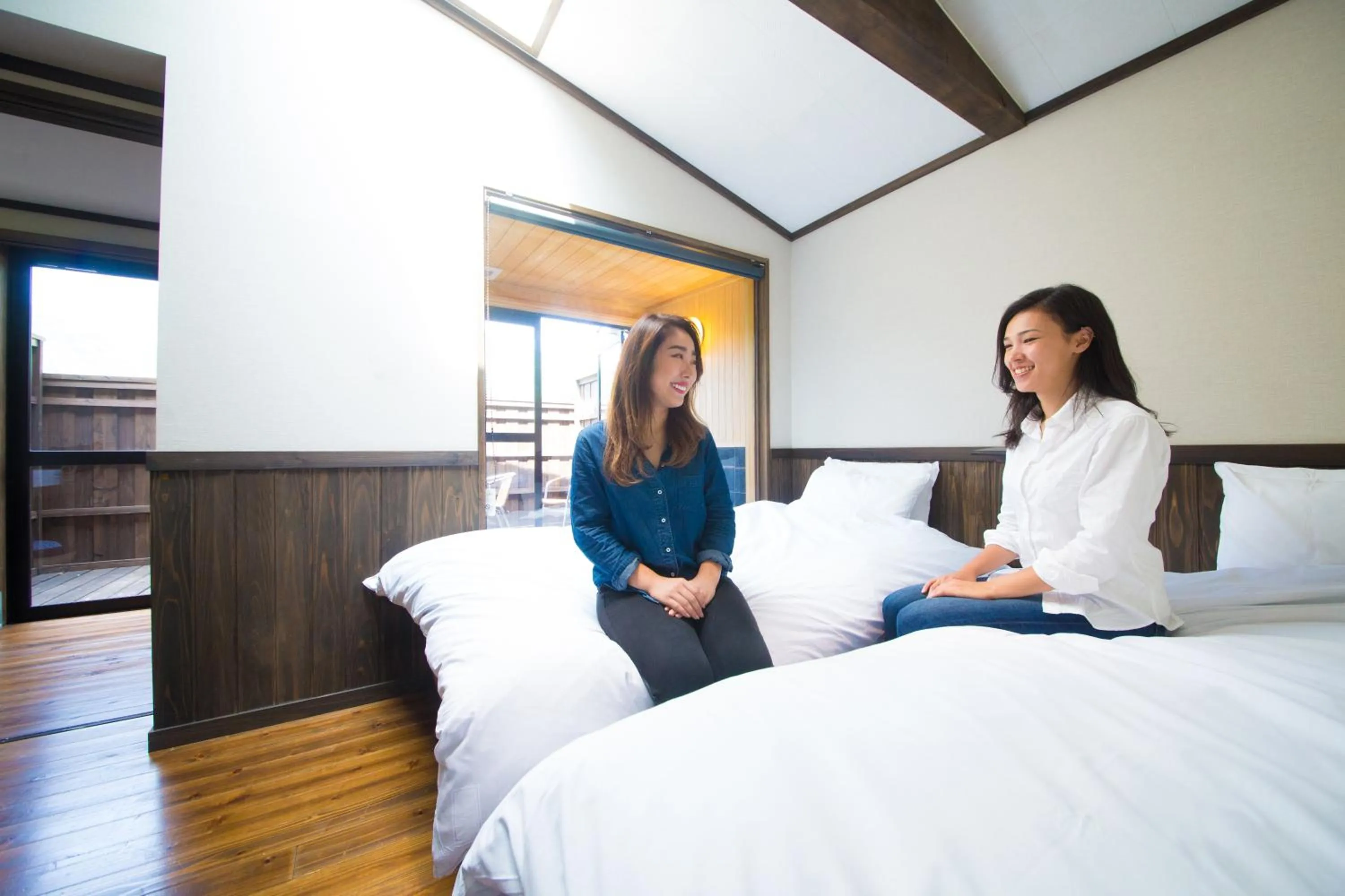 Day, Bed in Ryokan Yufusan