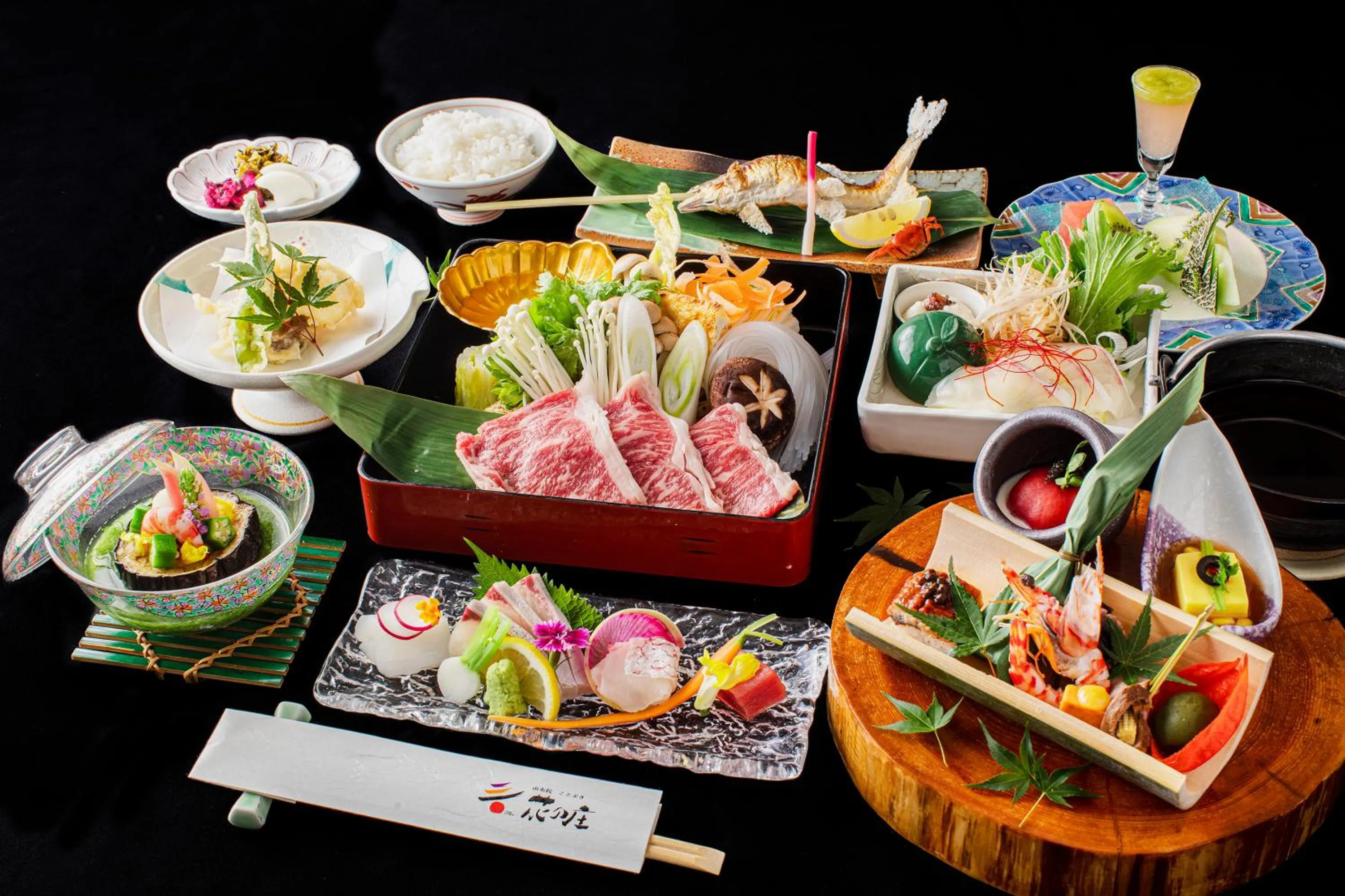 Dinner in Yufuin Kotobuki Hananosho