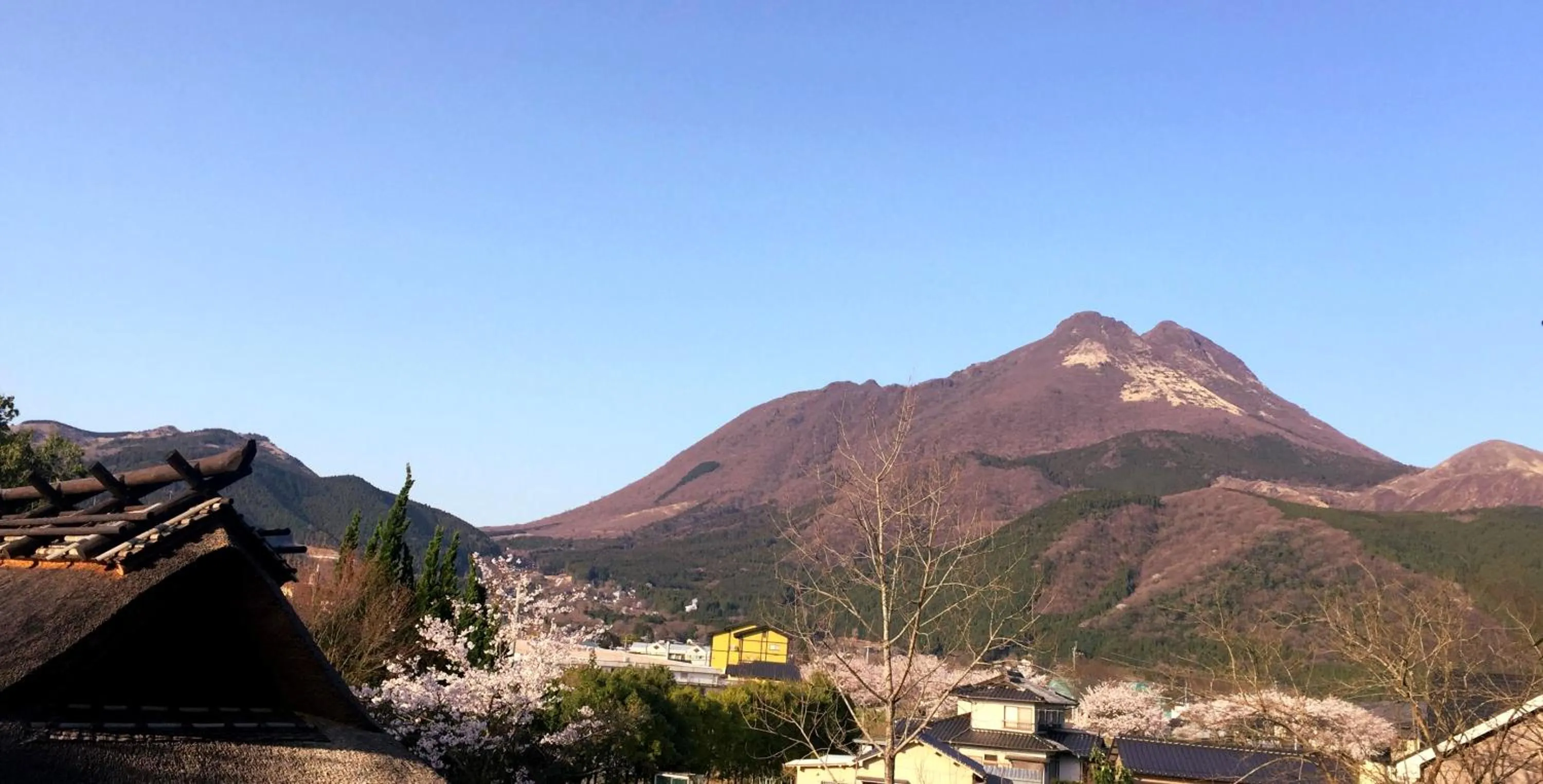 Mountain view in Yufuin Kotobuki Hananosho