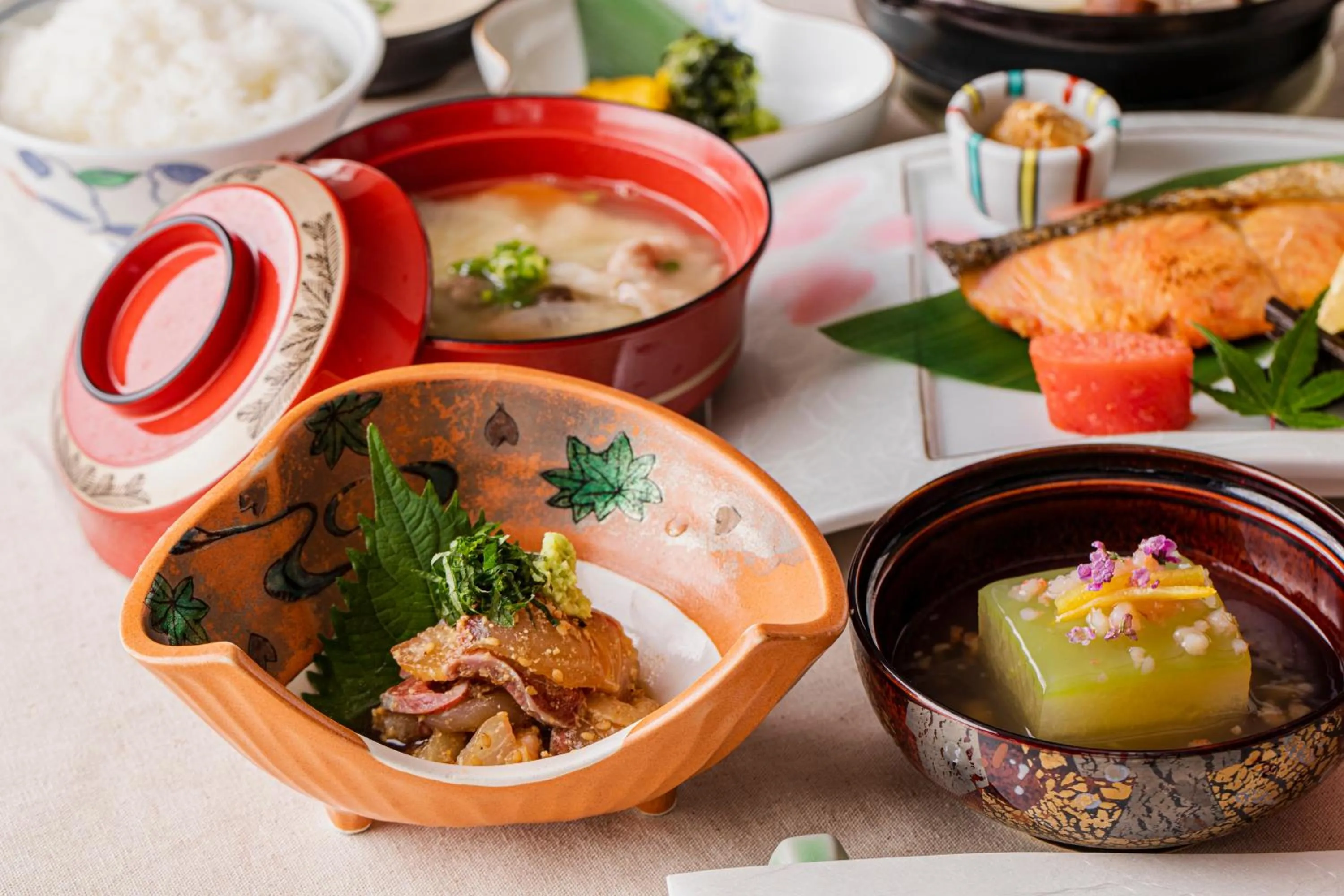 Breakfast in Yufuin Kotobuki Hananosho