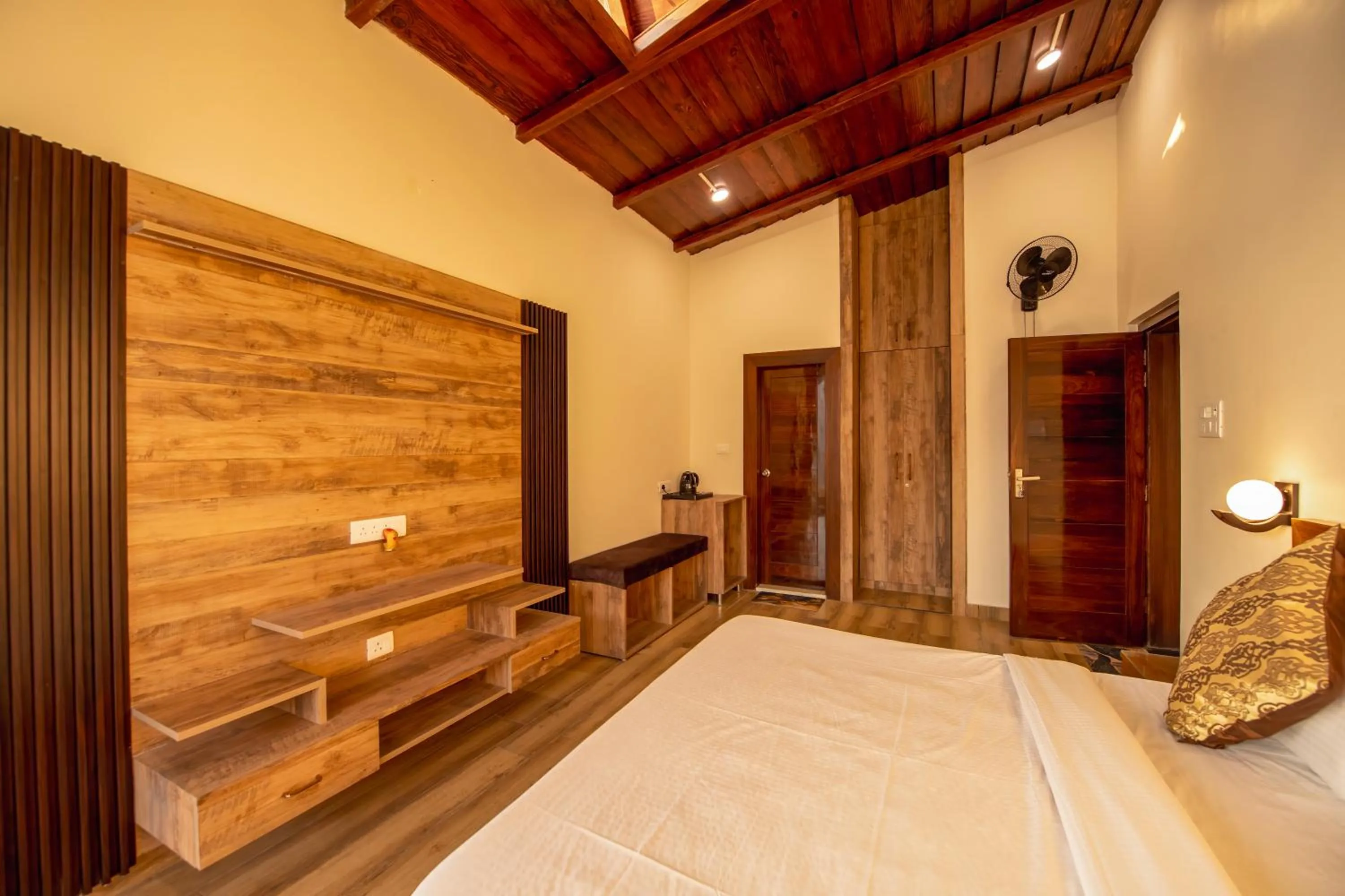 Bedroom, Bed in Shanti Kunjj