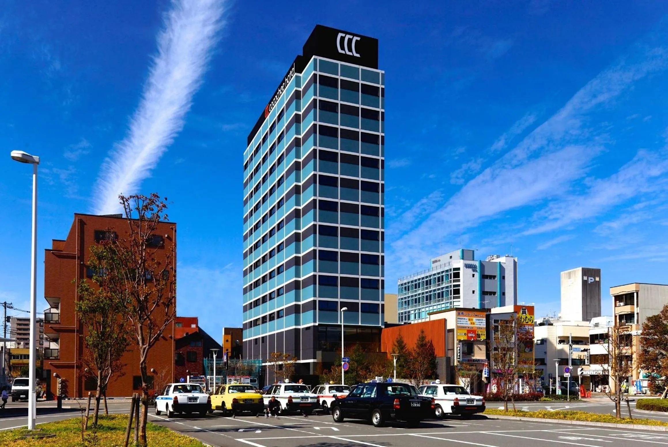 Facade/entrance in Cocochee Hotel Numazu