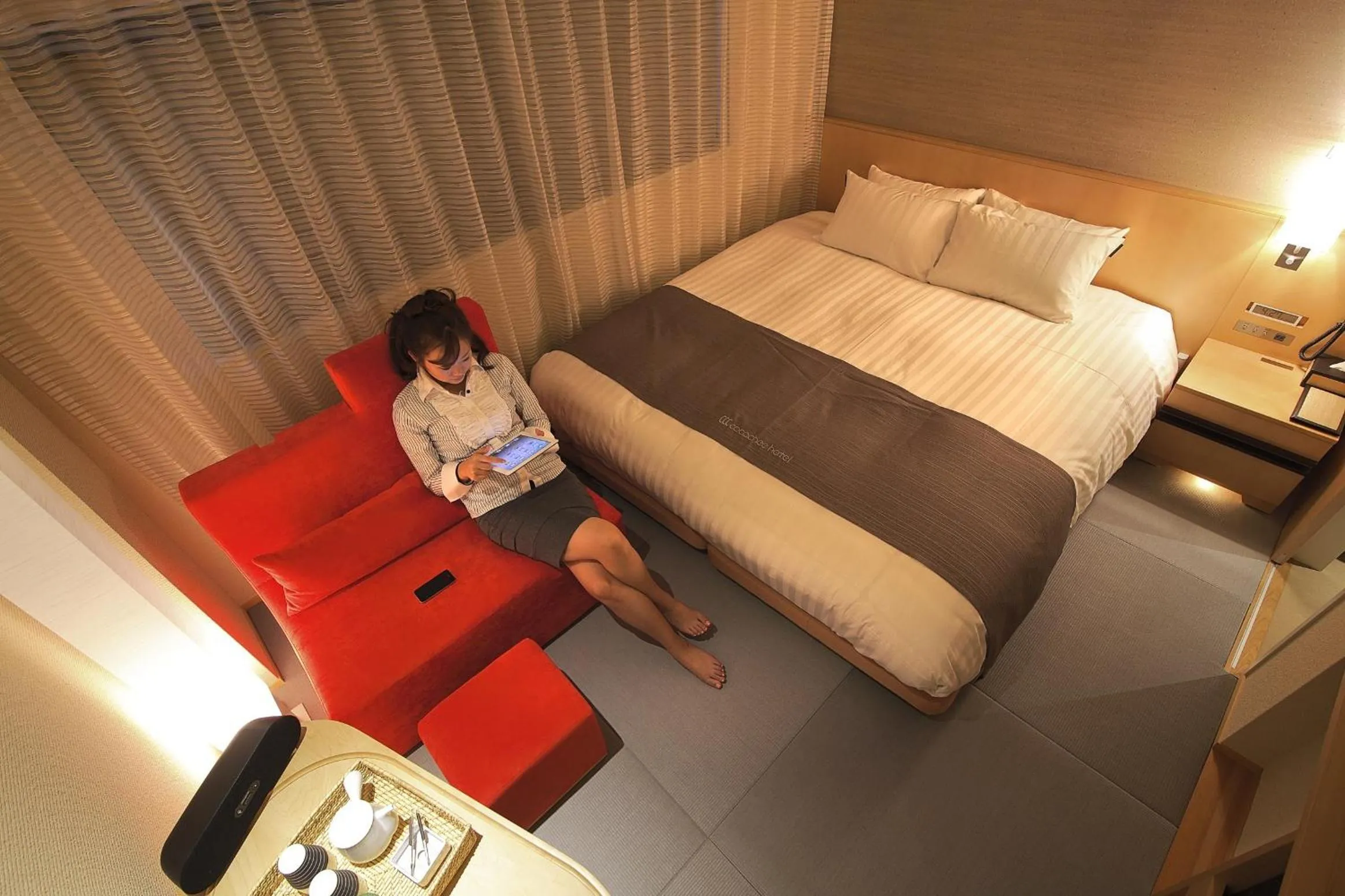 Bedroom, Bed in Cocochee Hotel Numazu