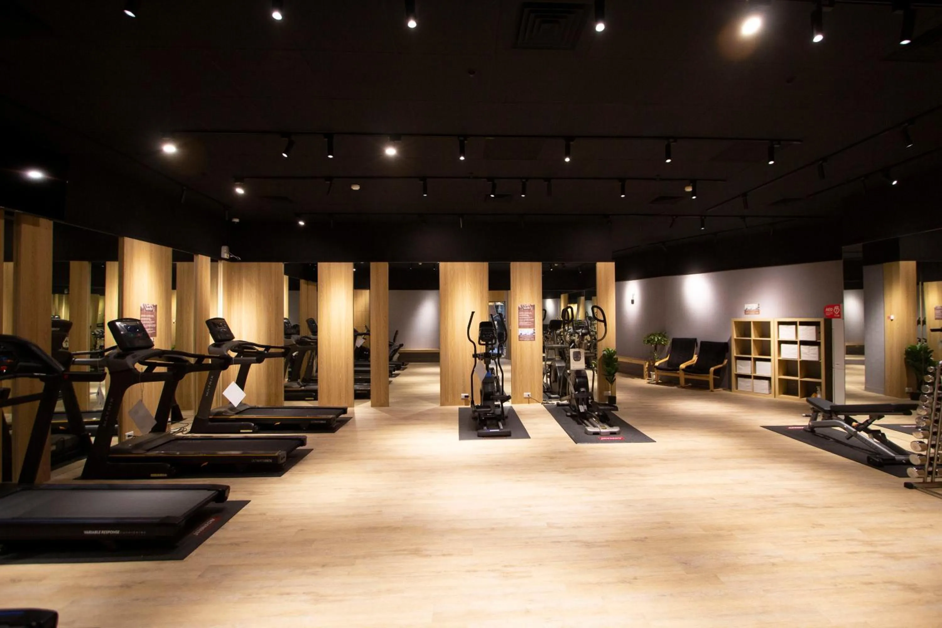 Fitness centre/facilities in Mellow Fields Hotel