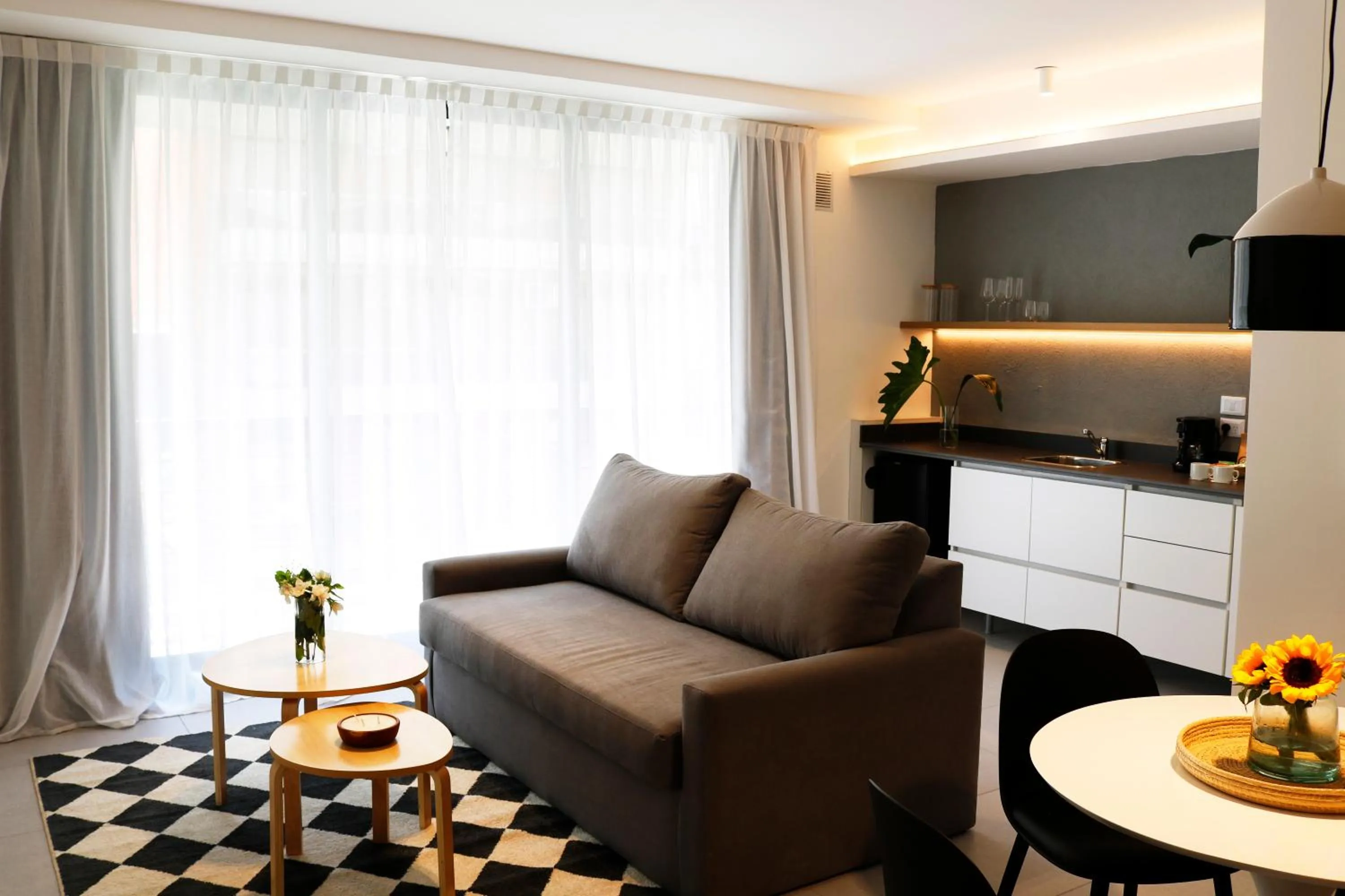 Seating area in OWN Palermo