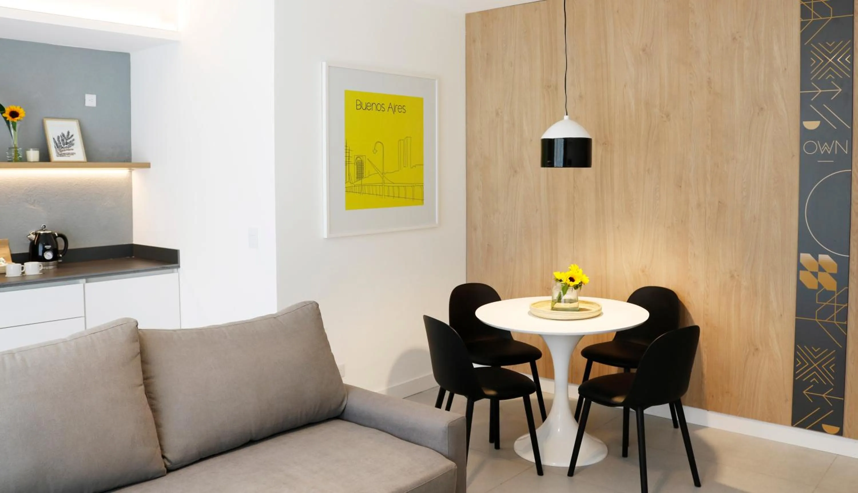 Living room in OWN Palermo