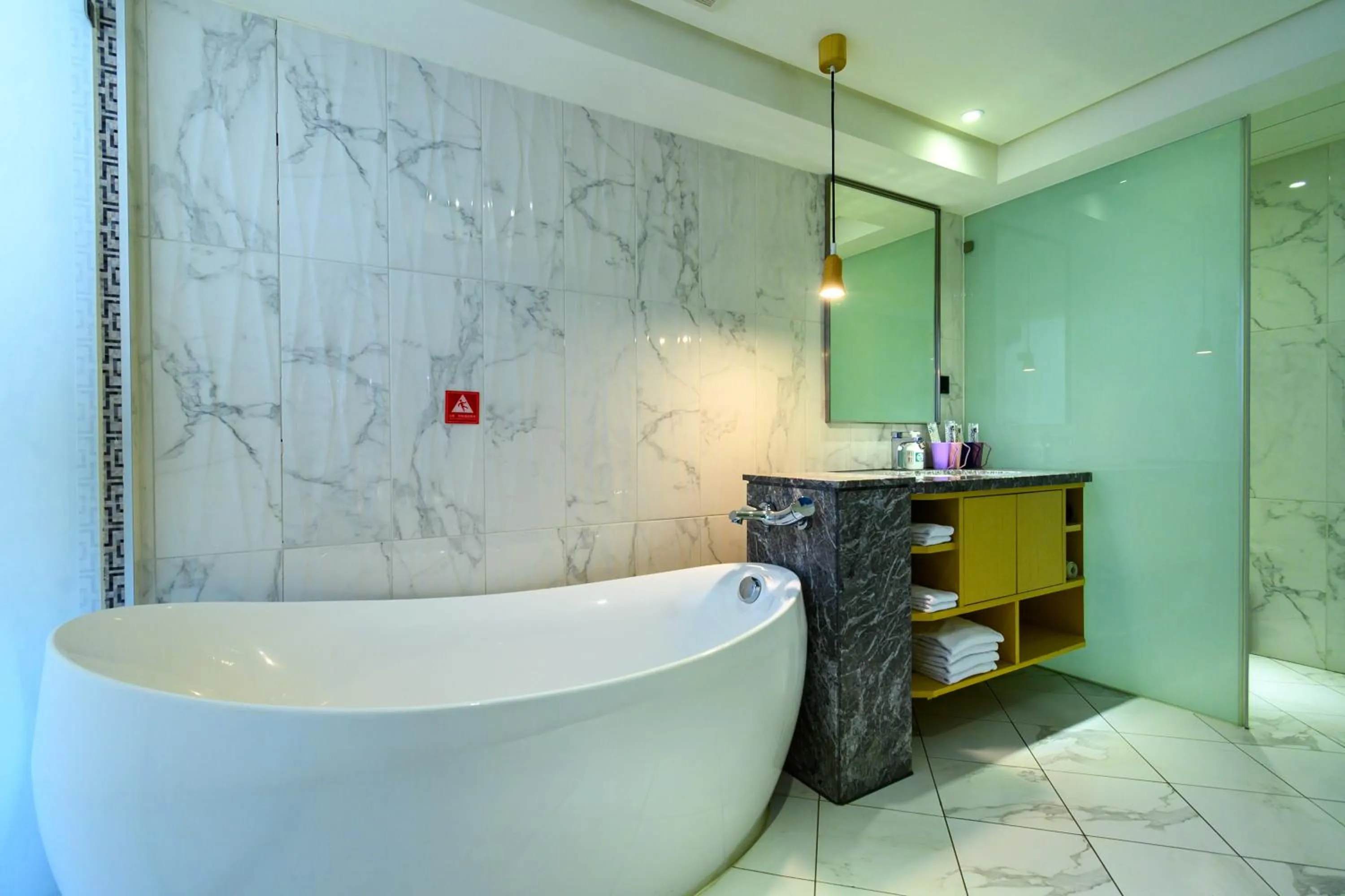 Bathroom in Olah Poshtel Taichung Wenxin