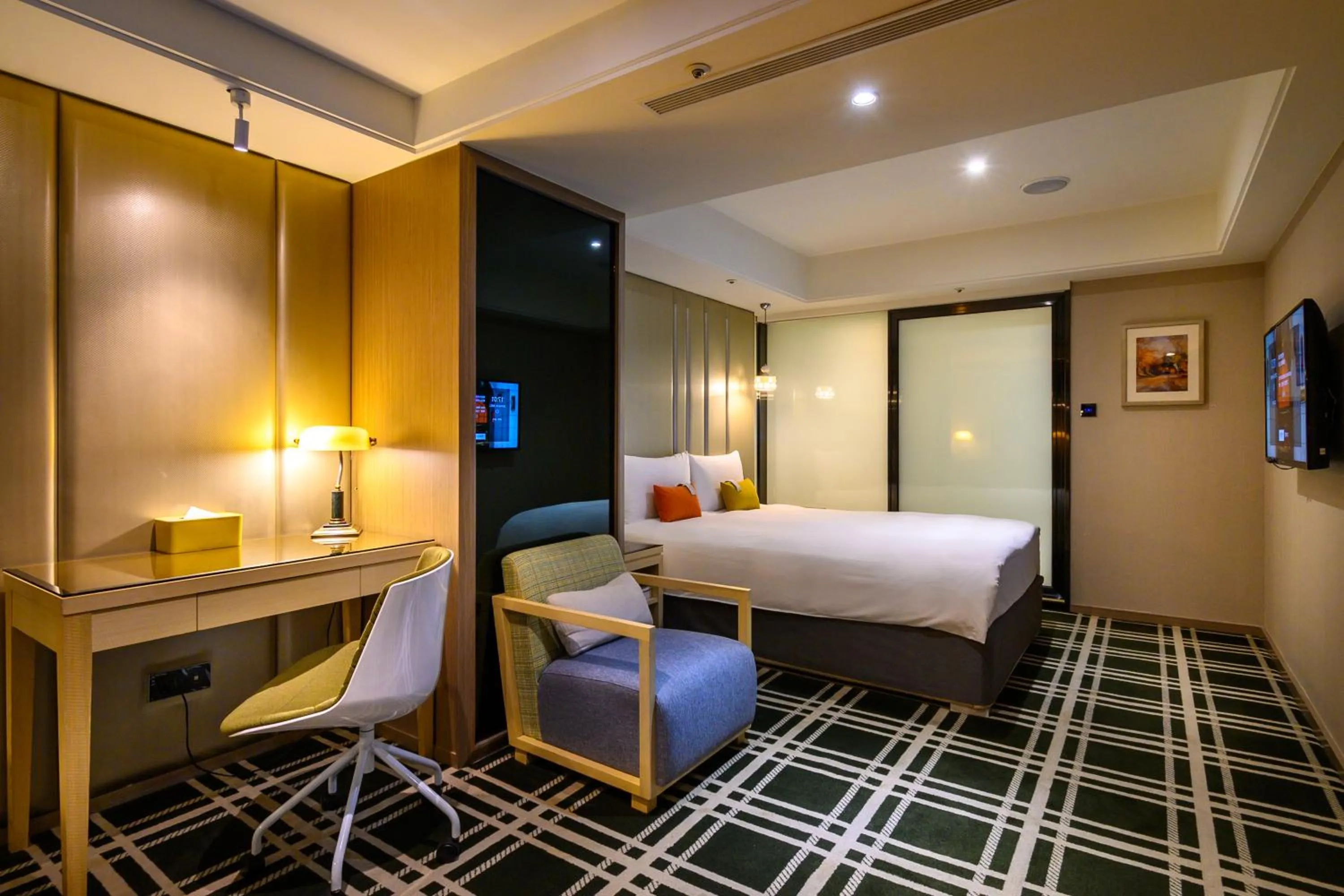 Bedroom, Bed in Olah Poshtel Taichung Wenxin