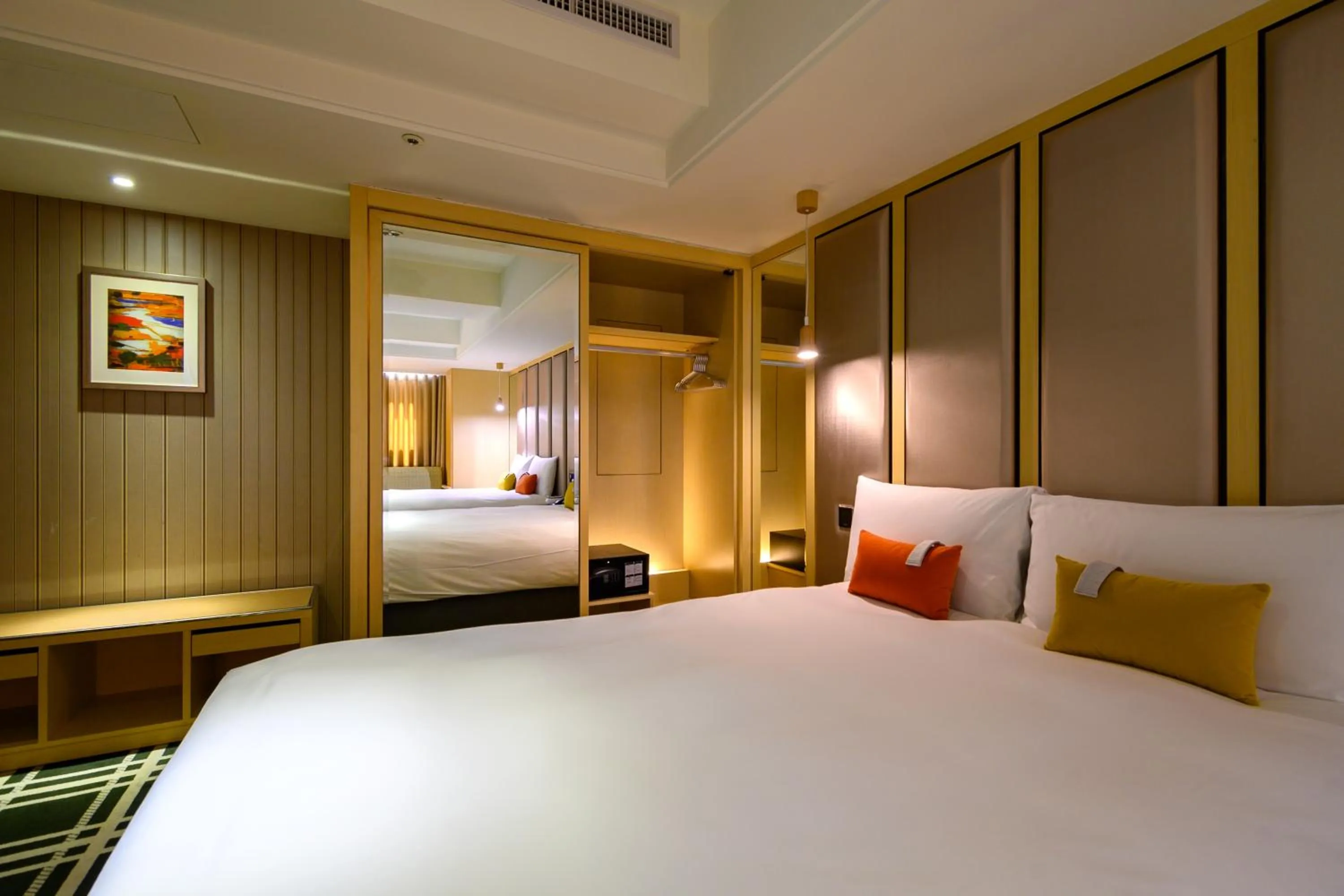 Bedroom, Bed in Olah Poshtel Taichung Wenxin