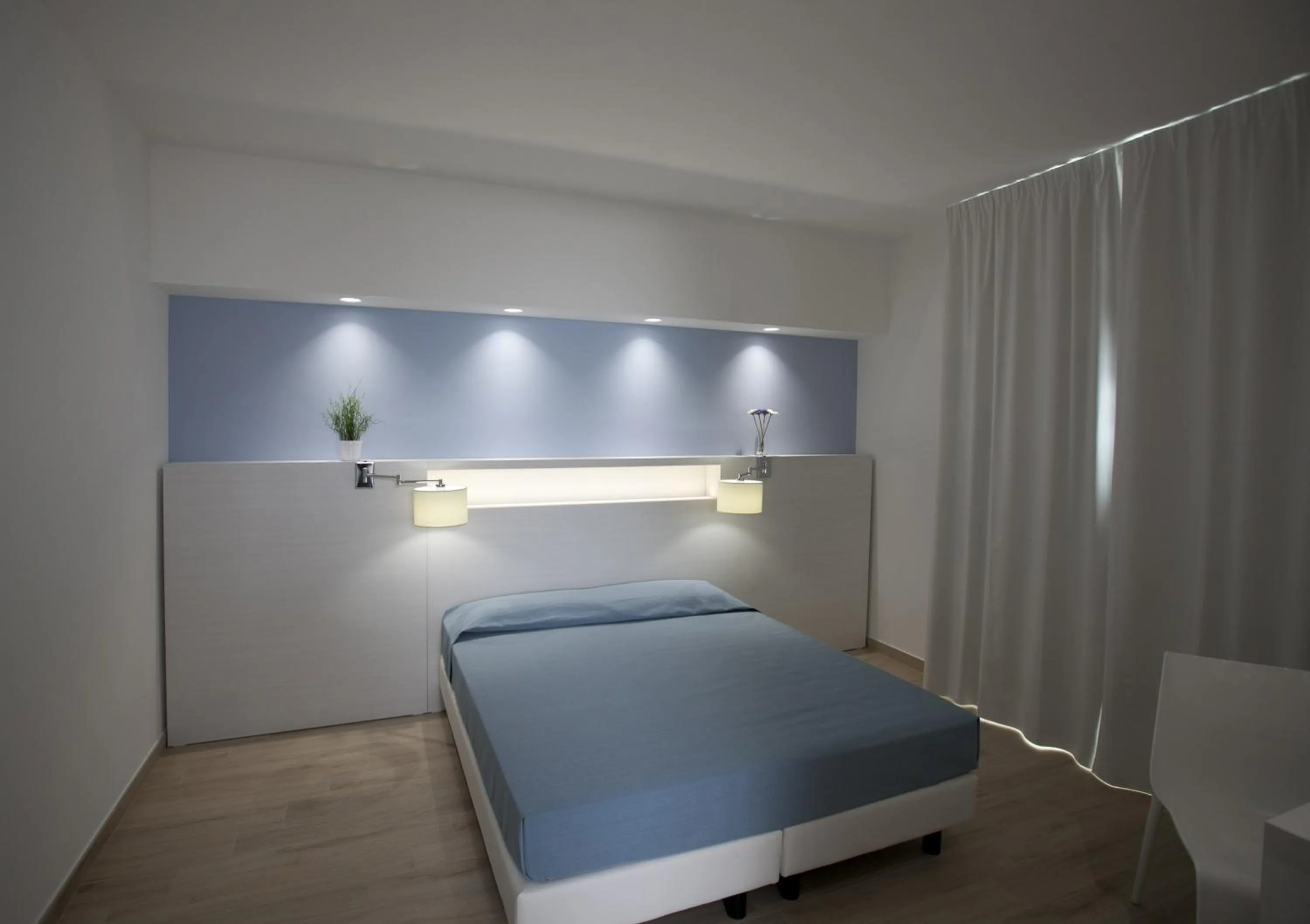 Decorative detail, Bed in Hotel Perla Gaia