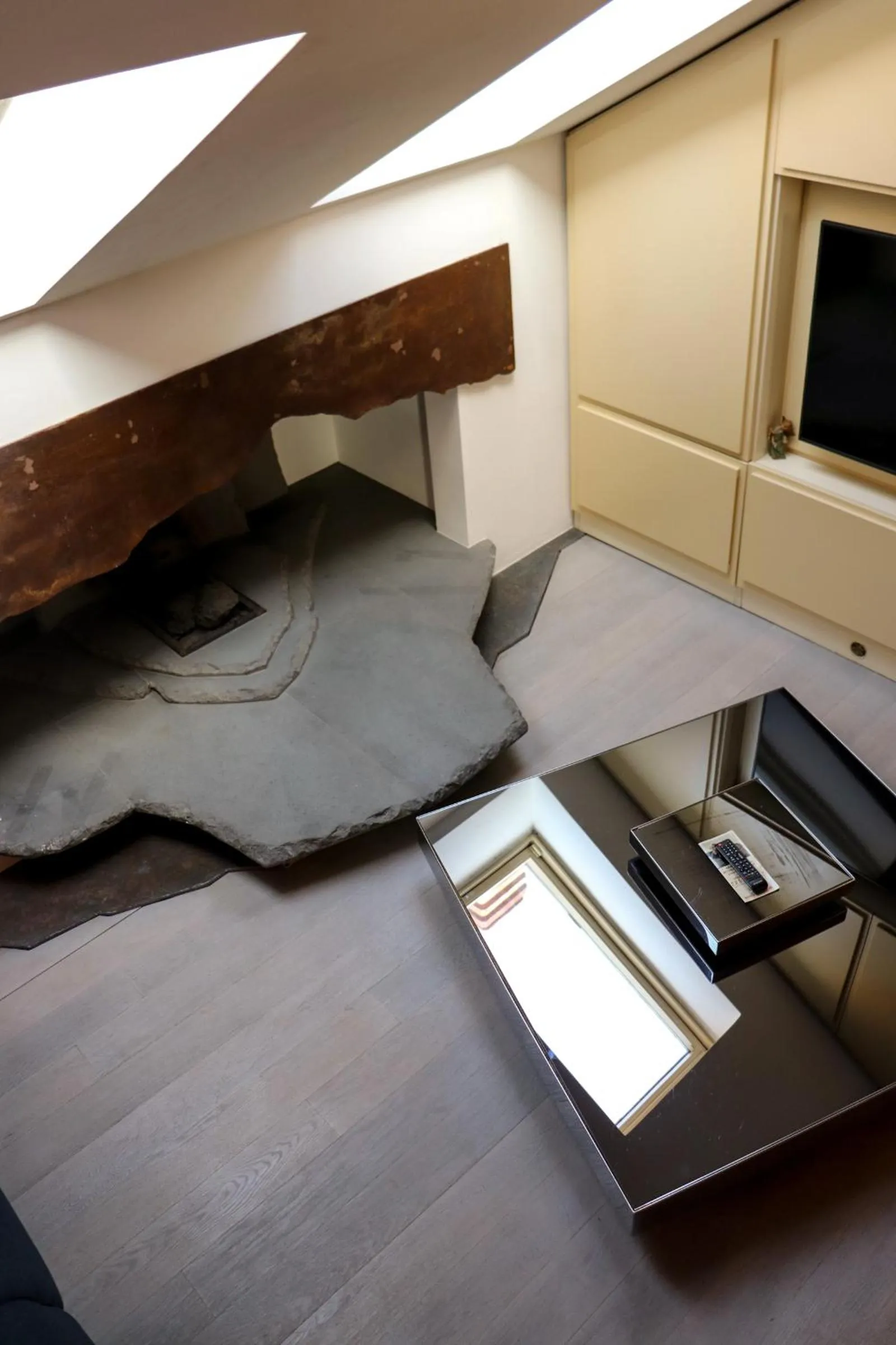 Living room in La Corte di Brusuglio Apartments