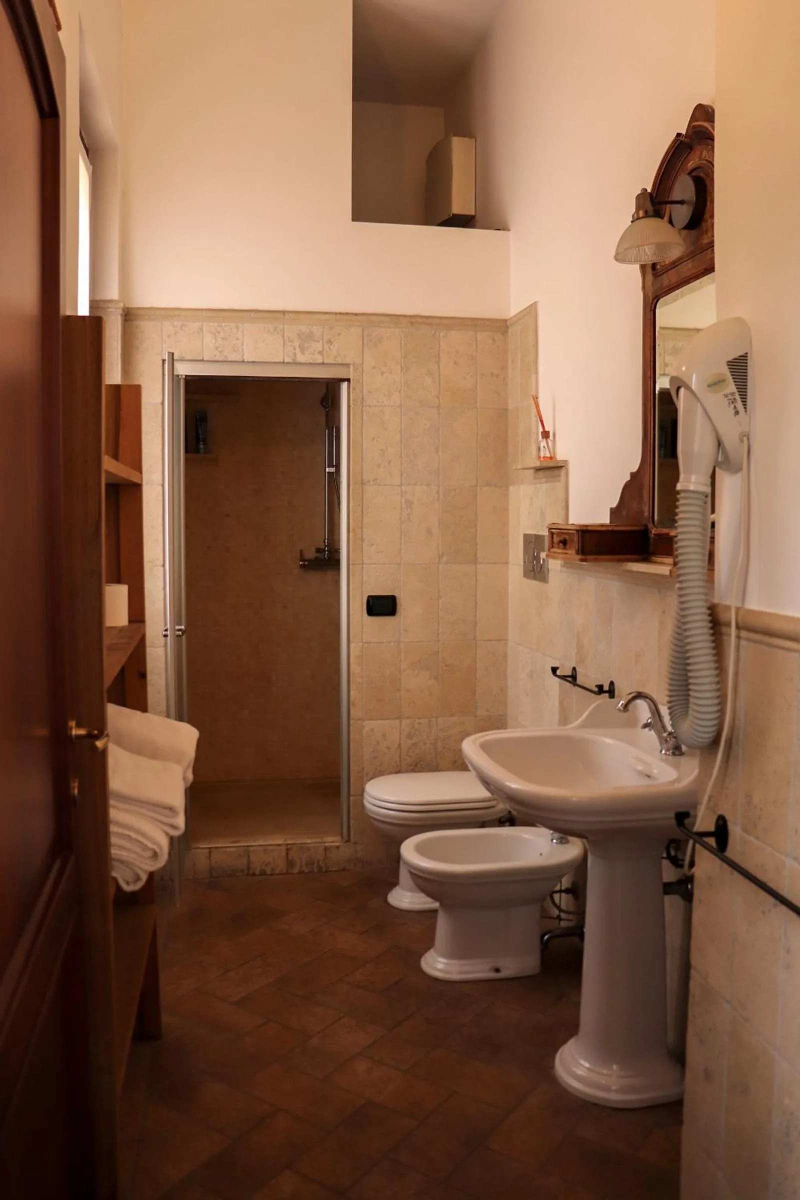 Bathroom in La Corte di Brusuglio Apartments