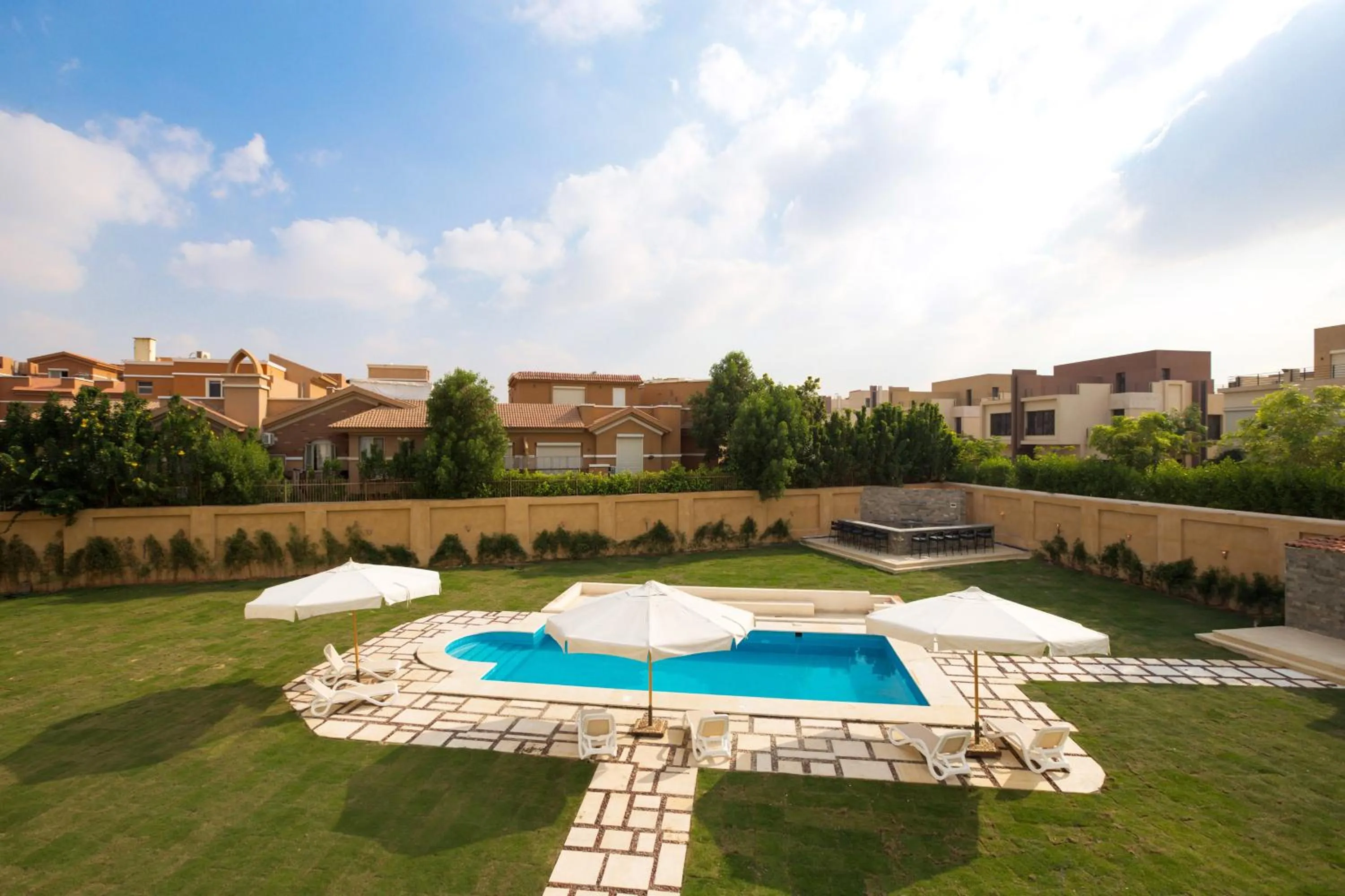 Pool view in Seven Stays Zayed