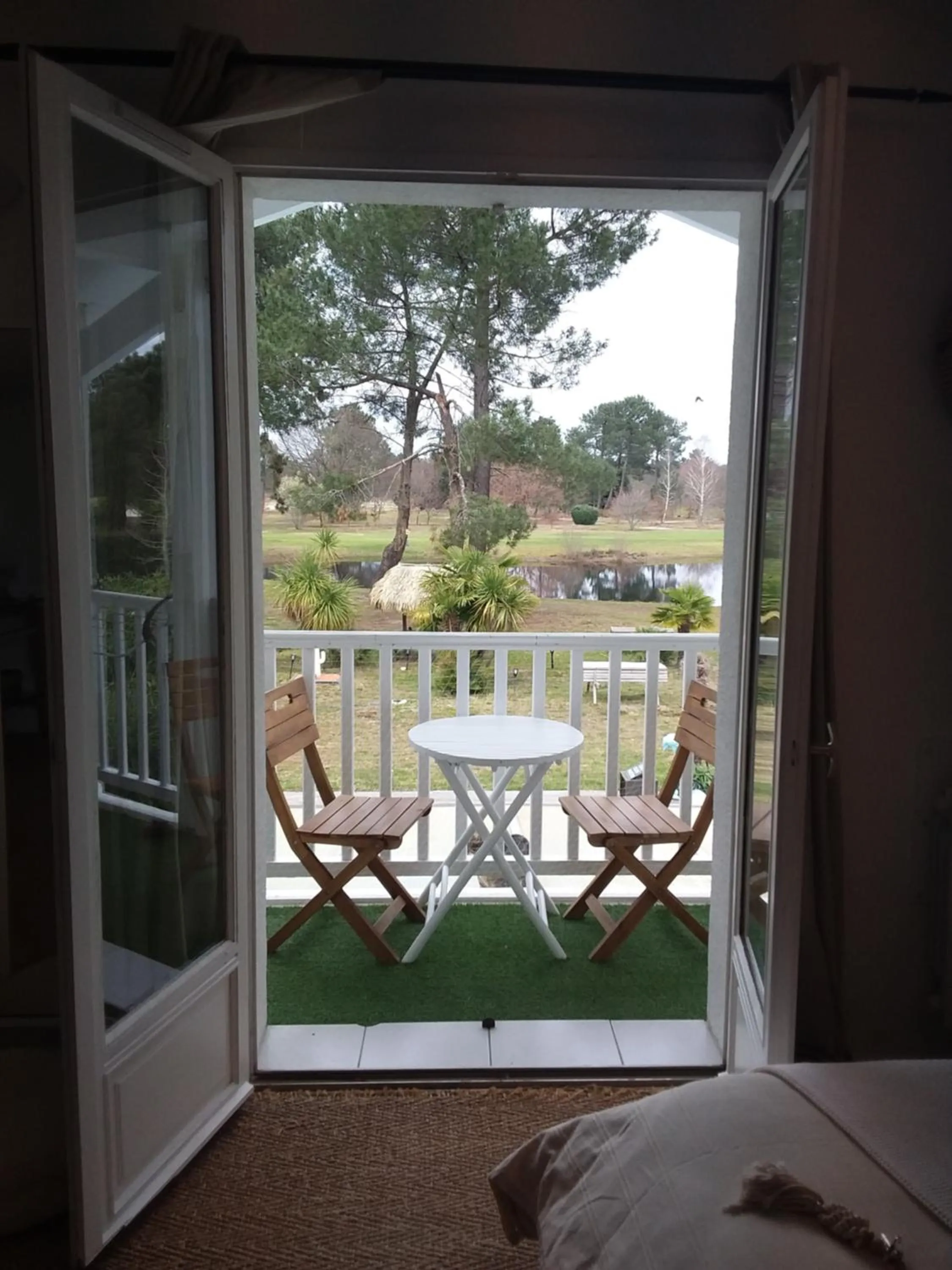 Bed in Villa Saint Barth