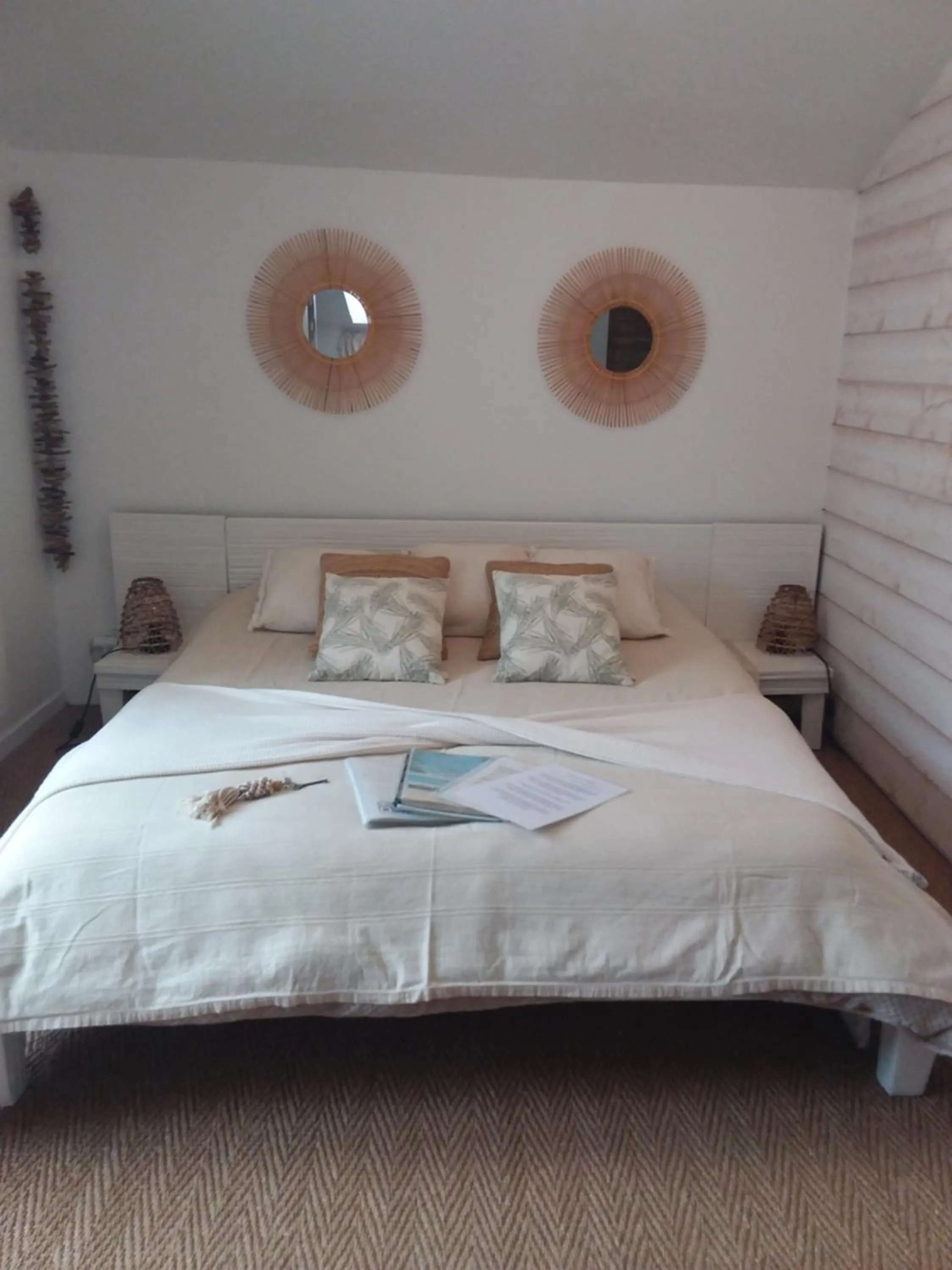 Bed in Villa Saint Barth