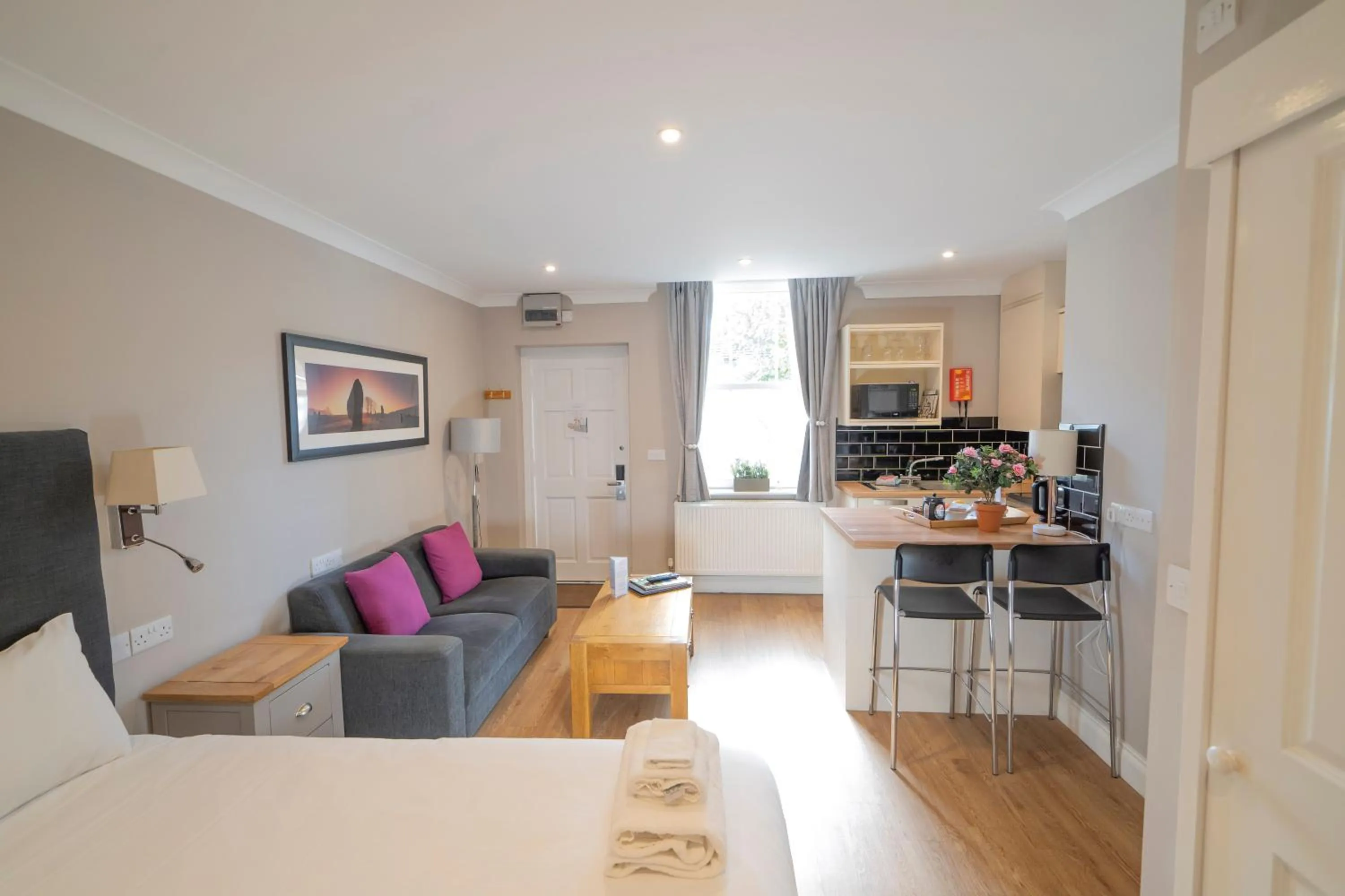 Bedroom in Peartree Serviced Apartments