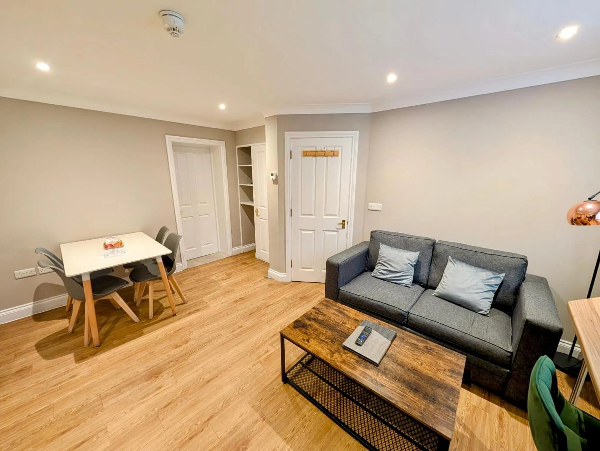 Living room in Peartree Serviced Apartments