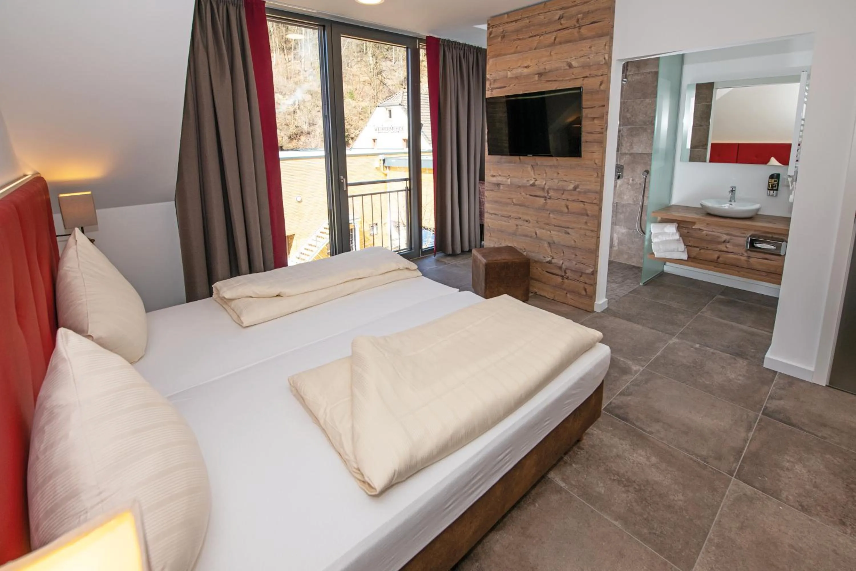 Staff, Bed in Landhotel Weihermühle