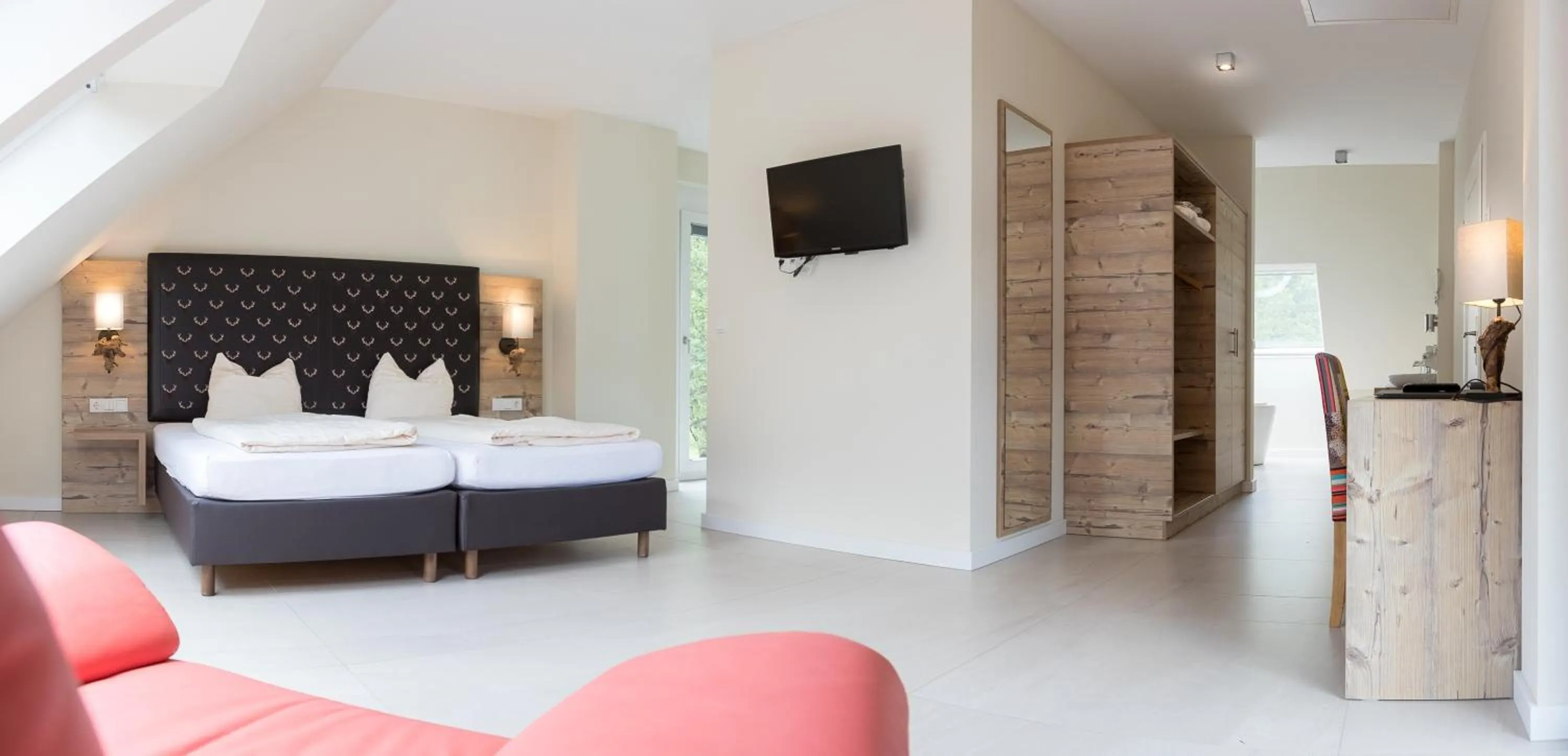 Photo of the whole room, Bed in Landhotel Weihermühle