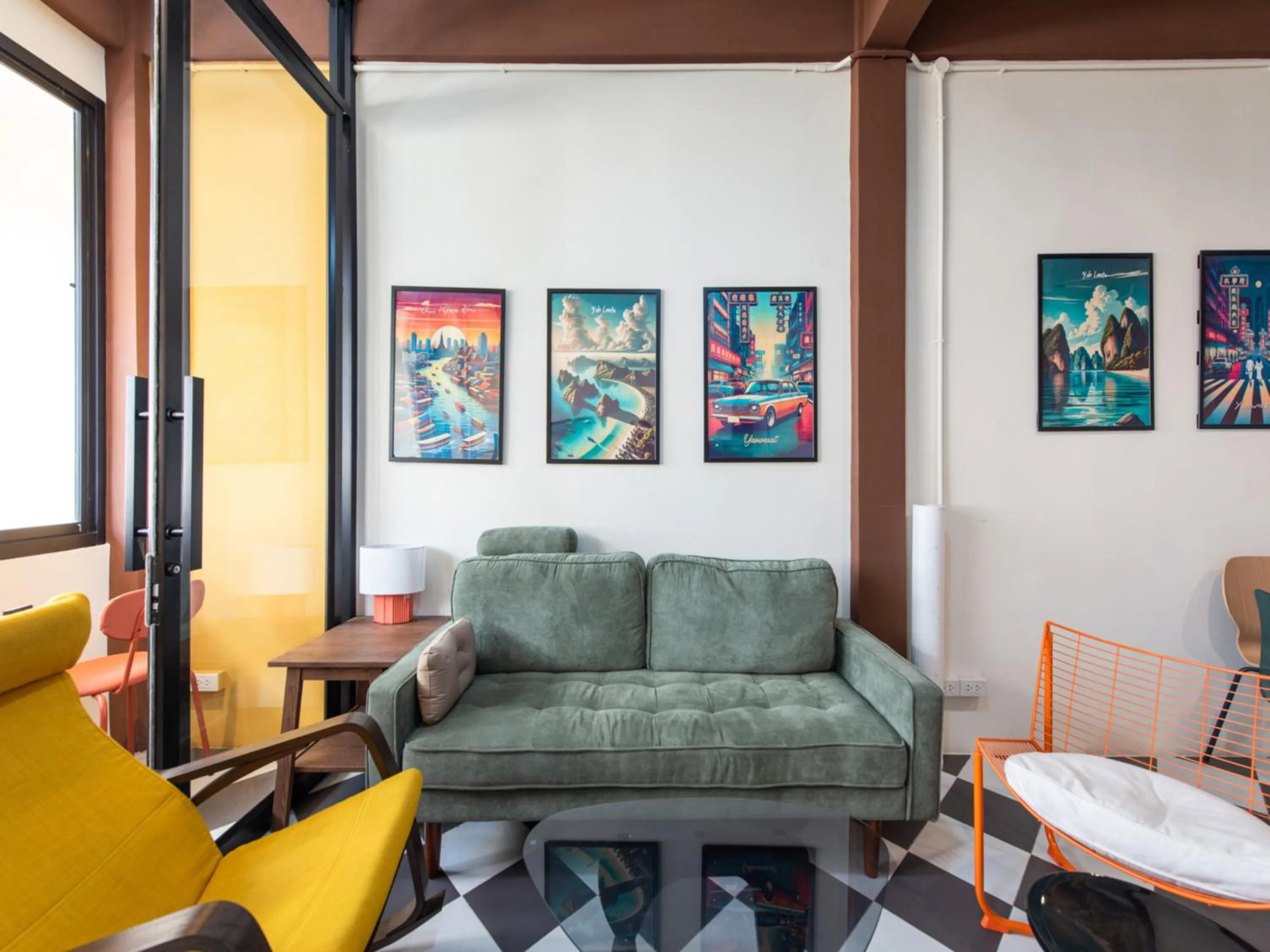 Living room in The City Yaowarat