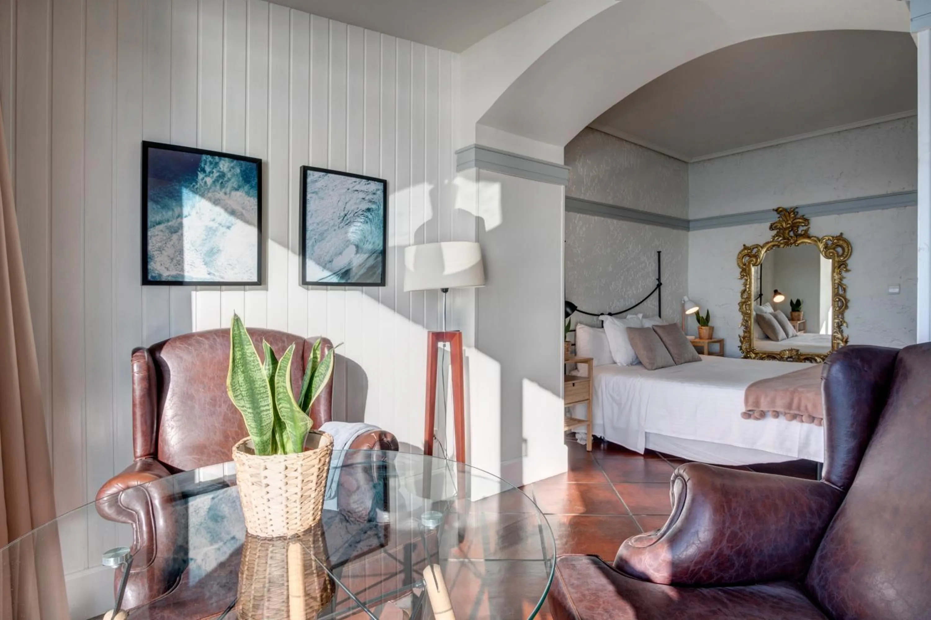 Bed in Hotel El Castillo de Los Locos