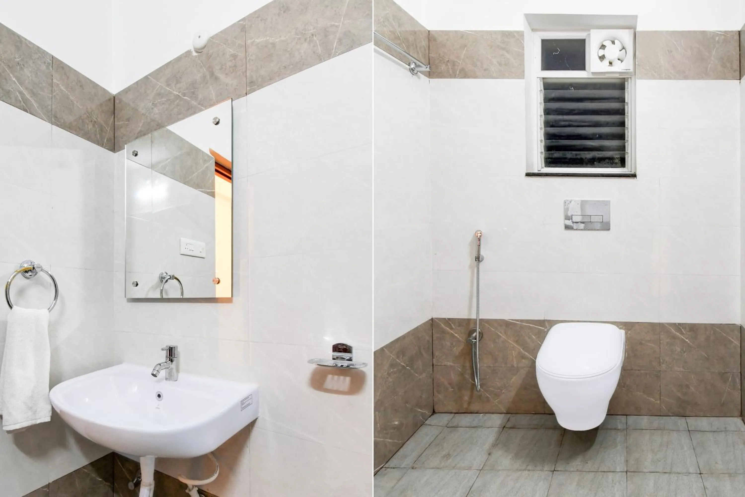 Bathroom in Super Hotel O GAJAPATI PREMIUM