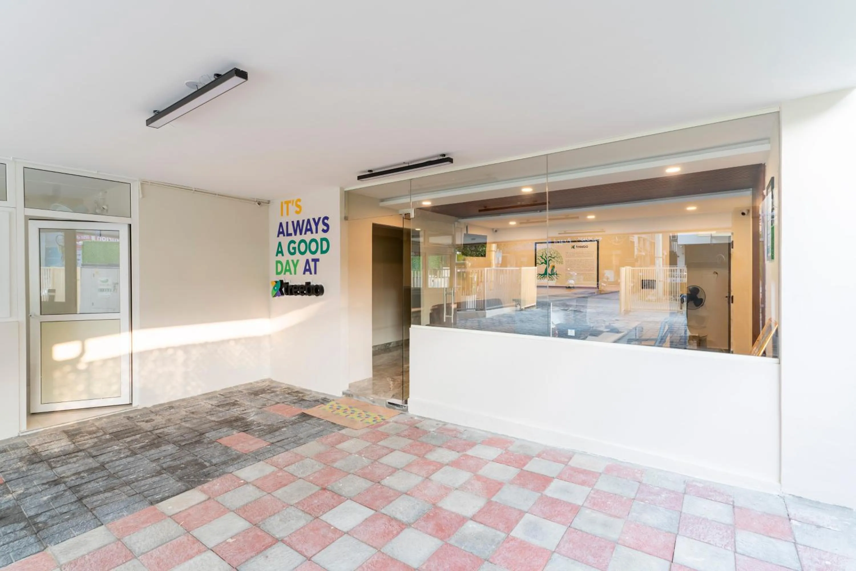 Facade/entrance in Treebo Sanmaya Retreat, 15 Mins From Mysore Palace