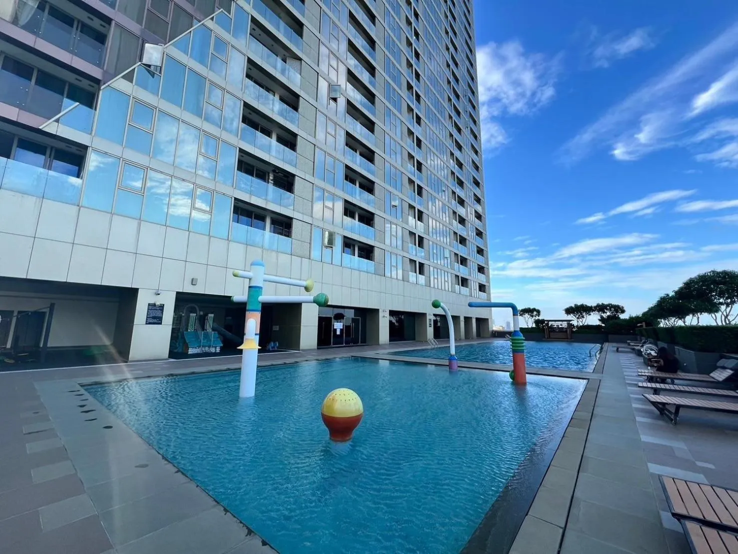Swimming pool in P Residence Phnom Penh