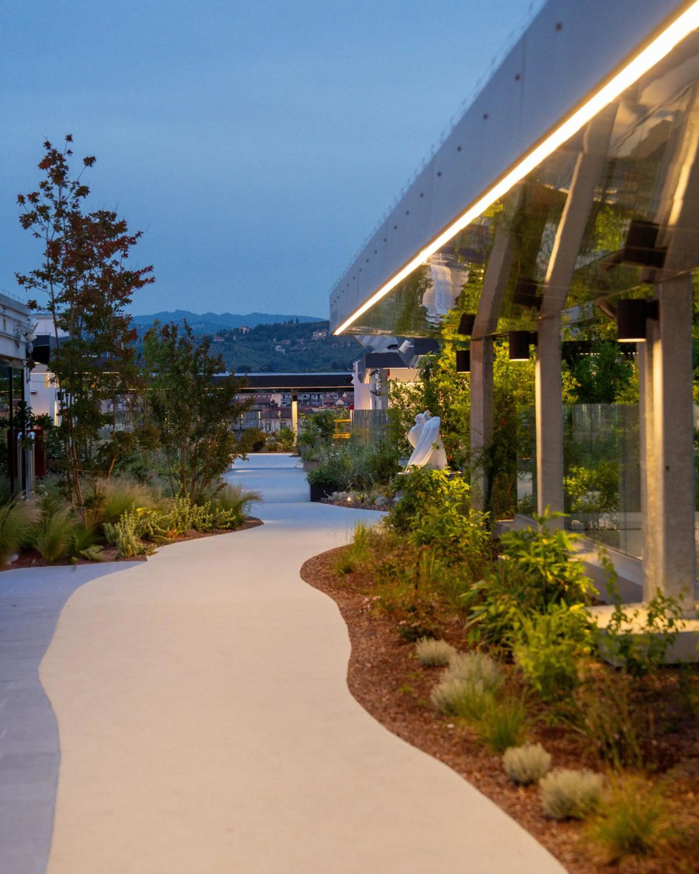 Garden in The Social Hub Florence Belfiore