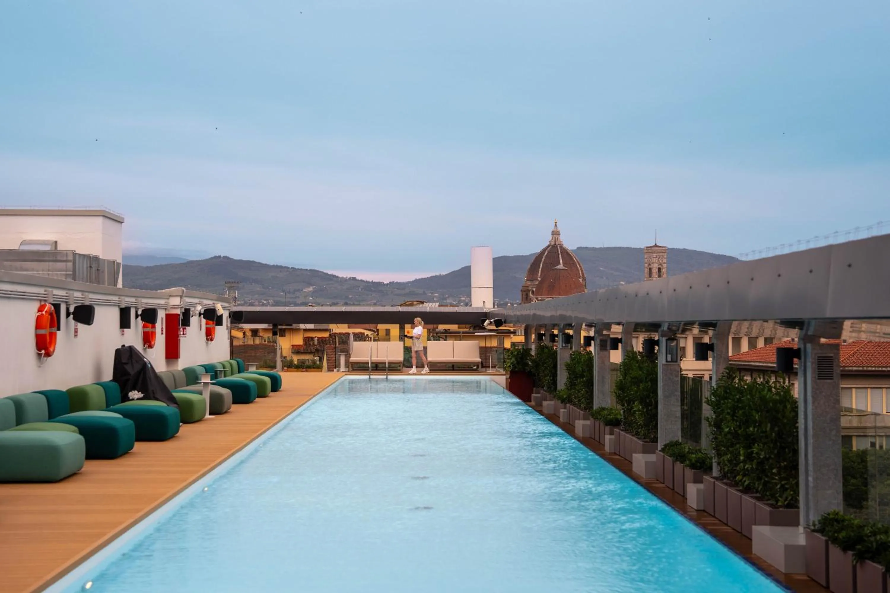 Swimming pool in The Social Hub Florence Belfiore
