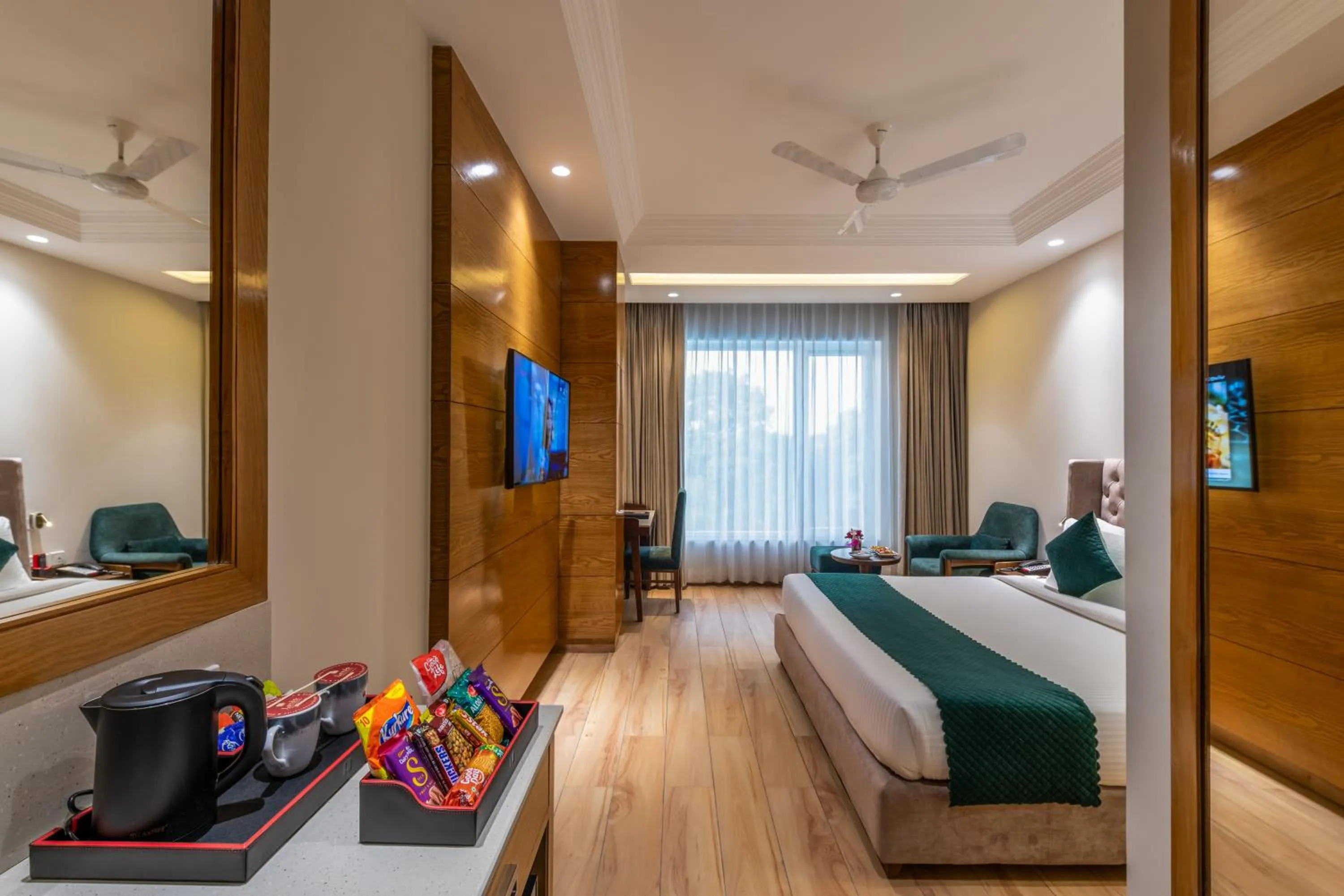 Bed in Lords Eco Inn Dera Bassi